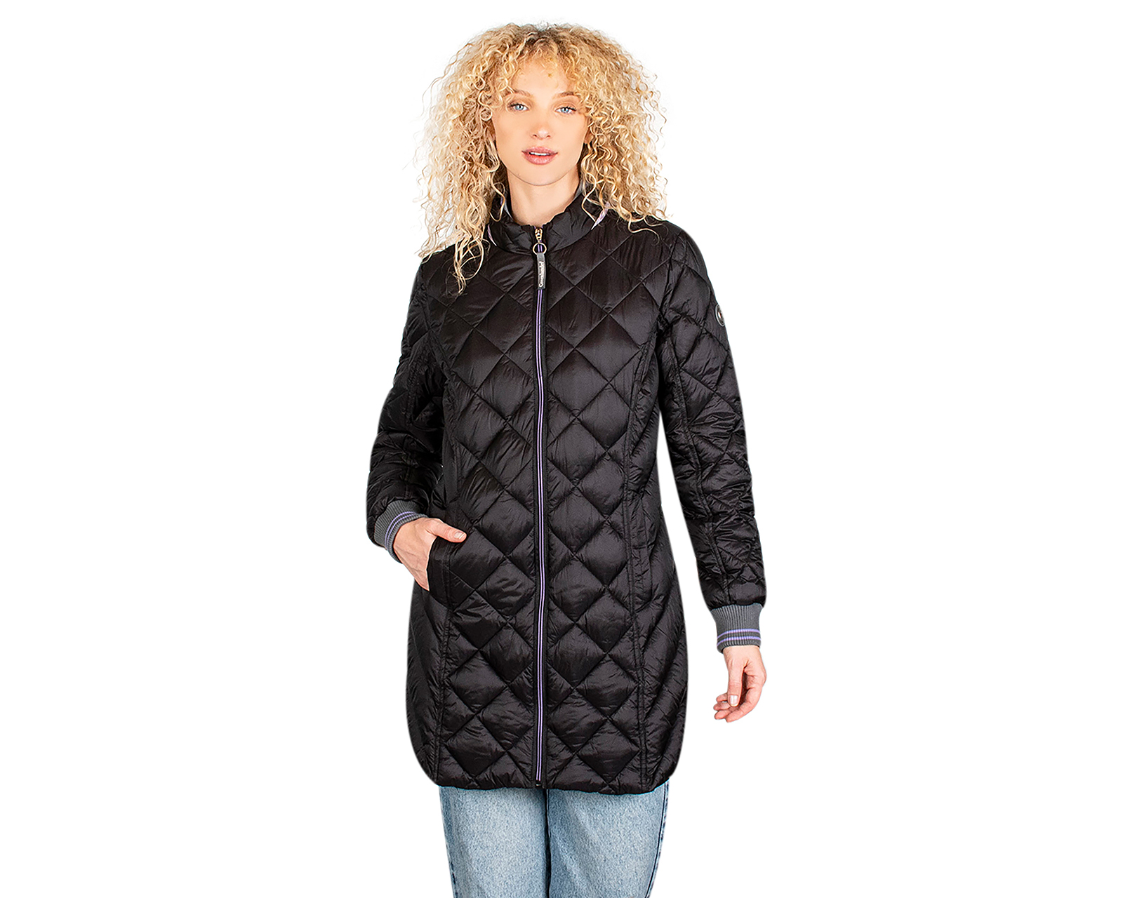 Chamarra Negra Greenlander para Mujer