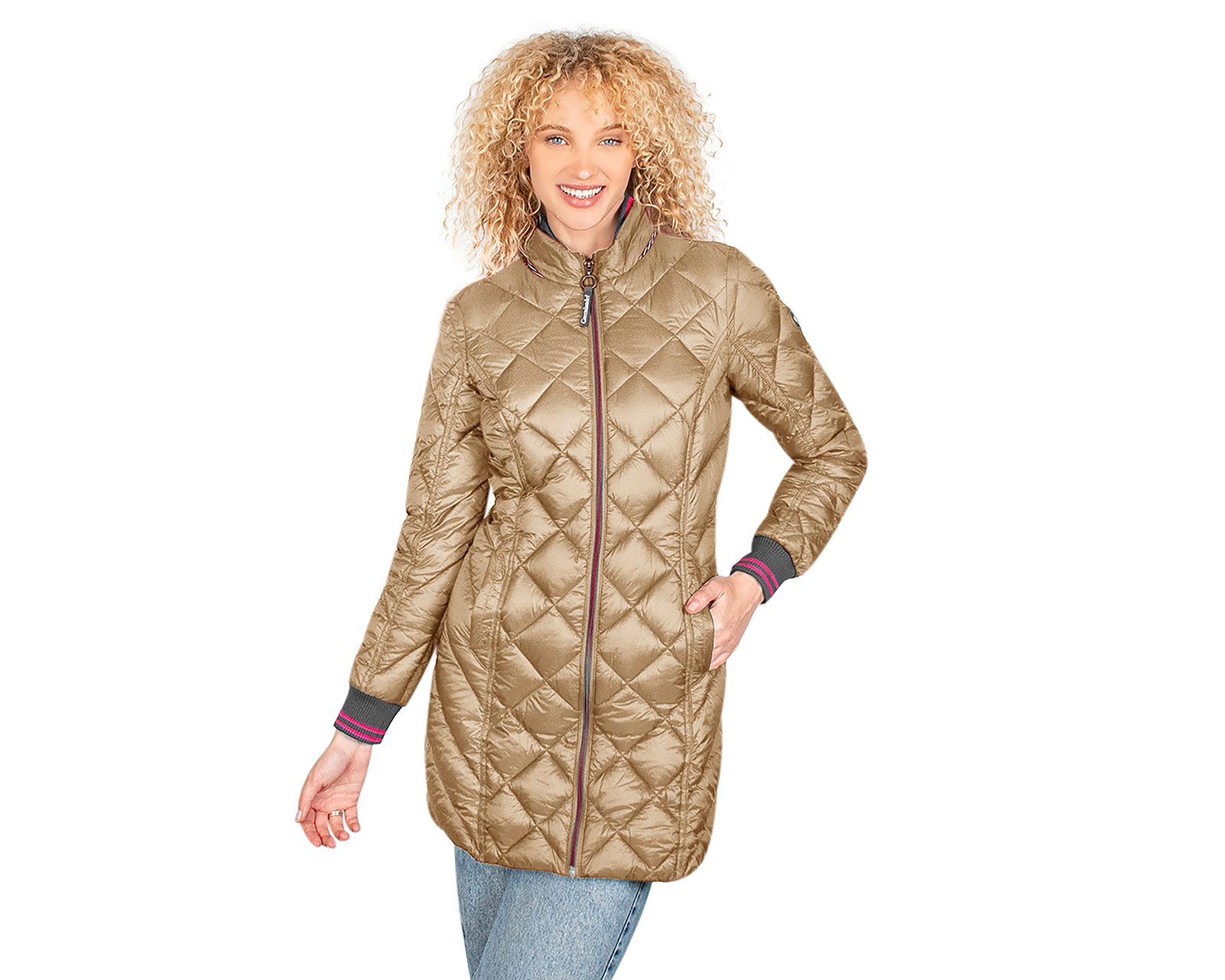 Foto 2 pulgar | Foto 1 | Chamarra Capitonada Greenlander para Mujer