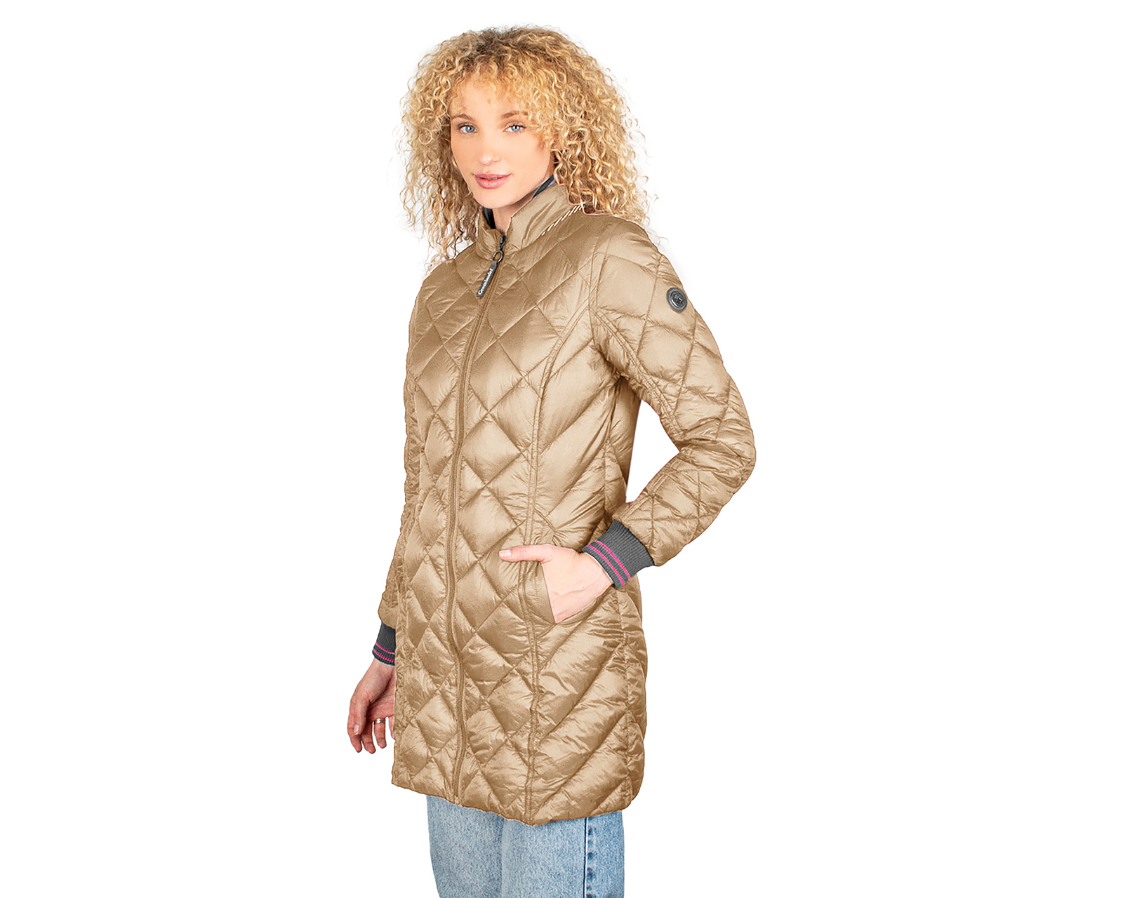 Foto 3 pulgar | Foto 2 | Chamarra Capitonada Greenlander para Mujer