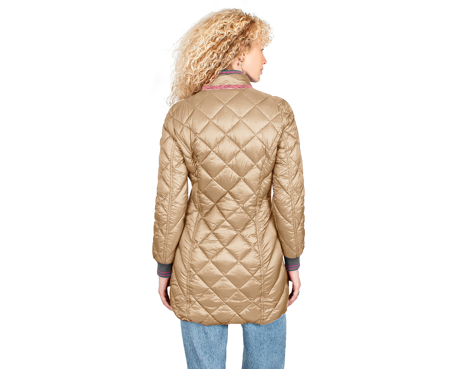 Foto 4 pulgar | Foto 3 | Chamarra Capitonada Greenlander para Mujer