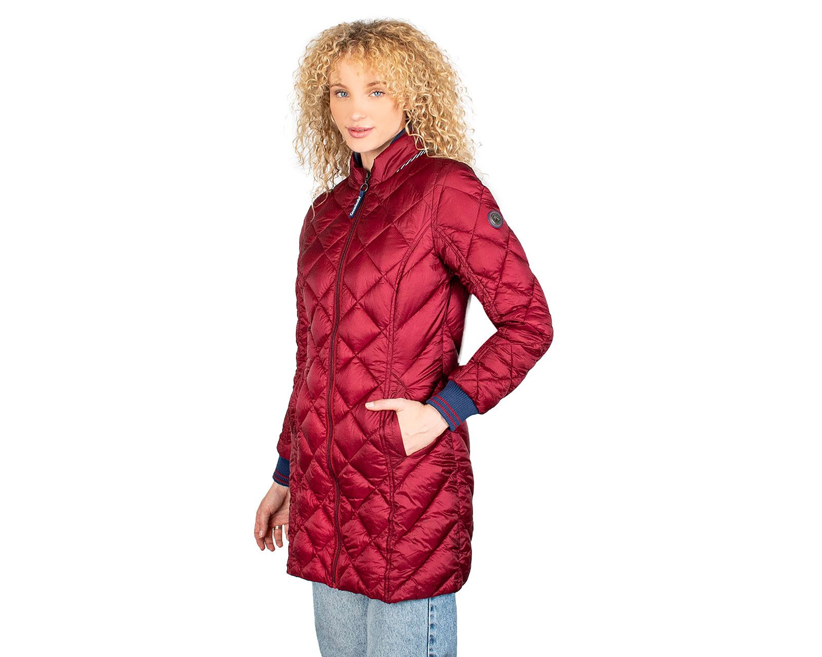 Foto 3 pulgar | Foto 2 | Chamarra Roja Greenlander para Mujer