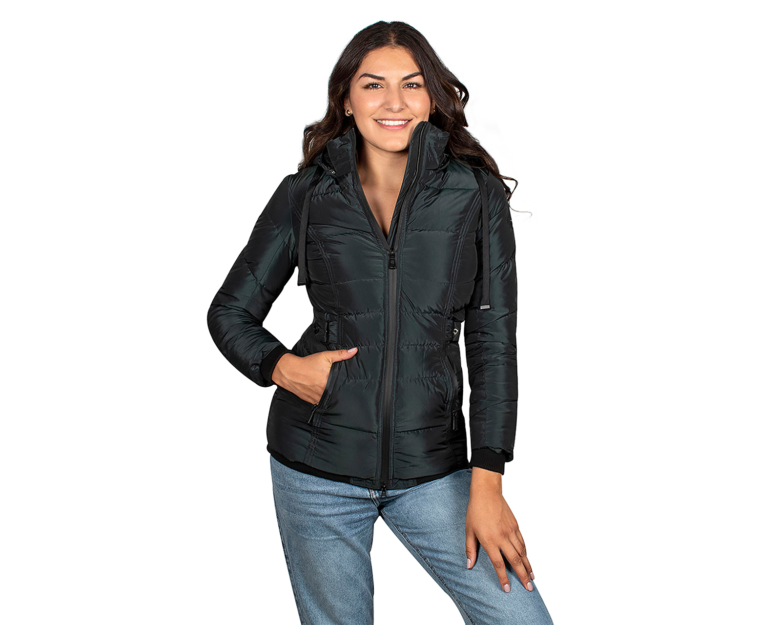 Chamarra Verde Greenlander para Mujer