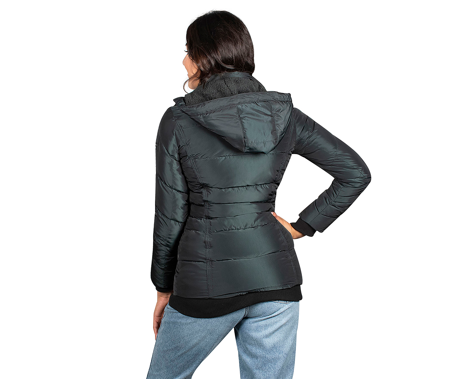 Foto 4 pulgar | Foto 3 | Chamarra Verde Greenlander para Mujer