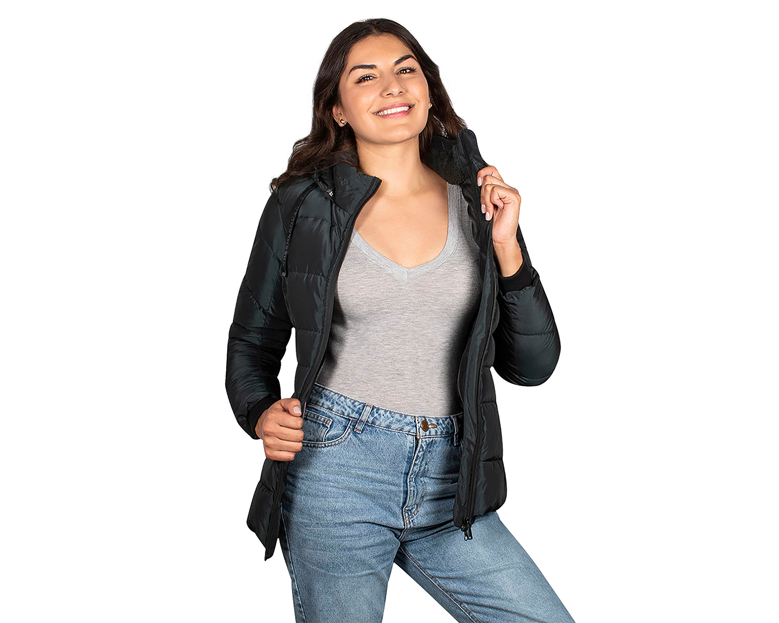 Foto 6 pulgar | Foto 5 | Chamarra Verde Greenlander para Mujer