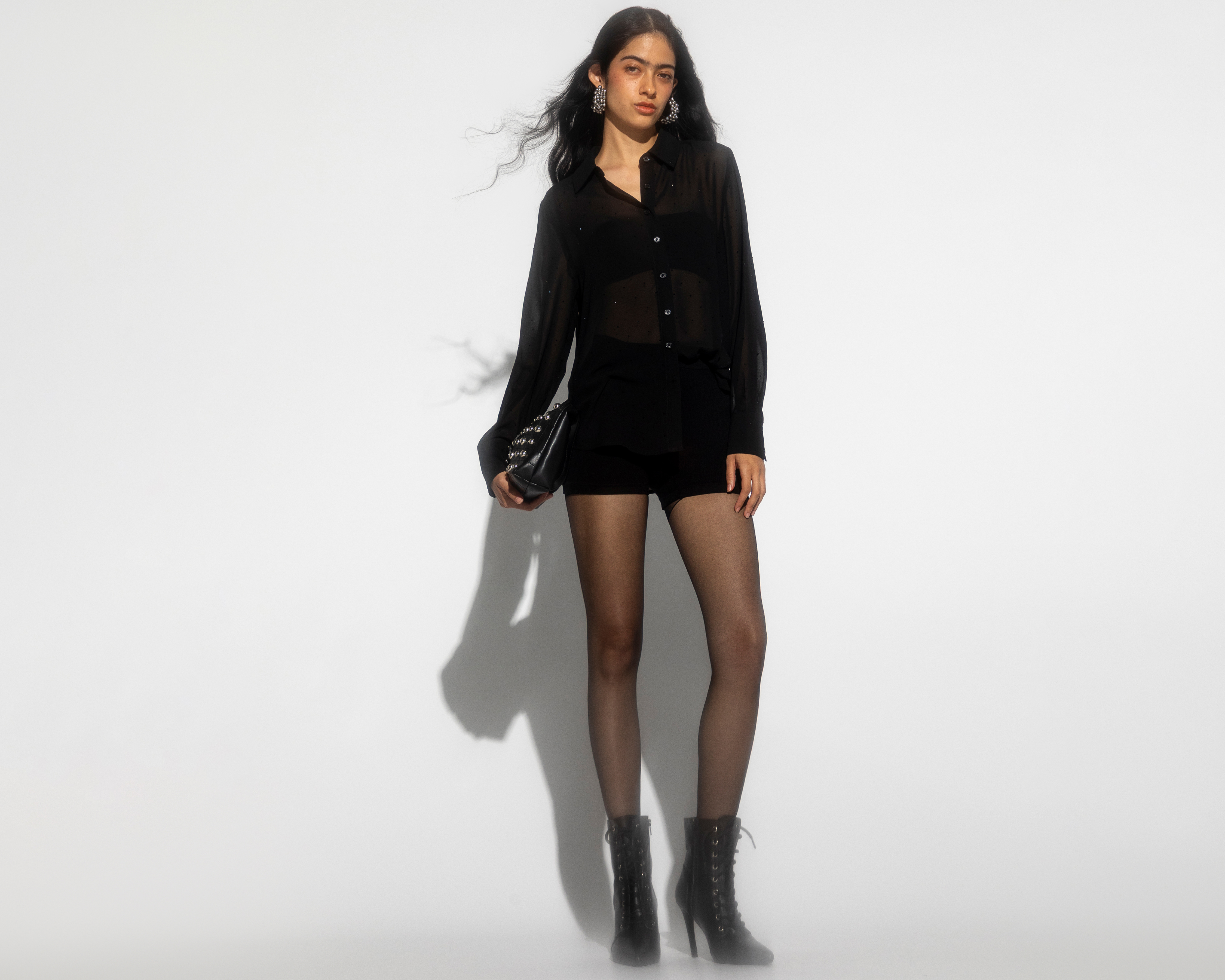 Blusa de Gasa Strona para Mujer