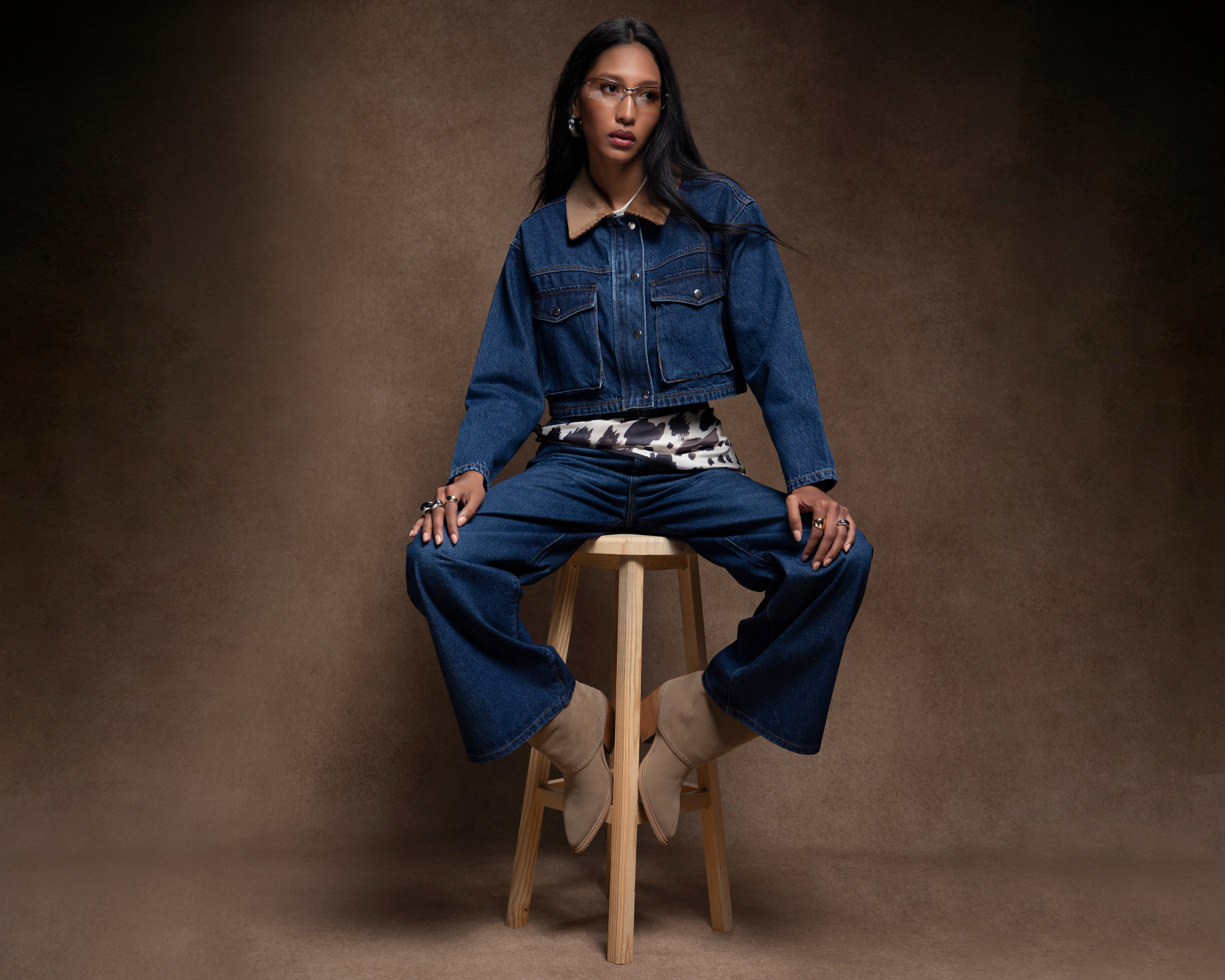 Foto 2 pulgar | Foto 1 | Chamarra de Mezclilla con Botones Strona para Mujer