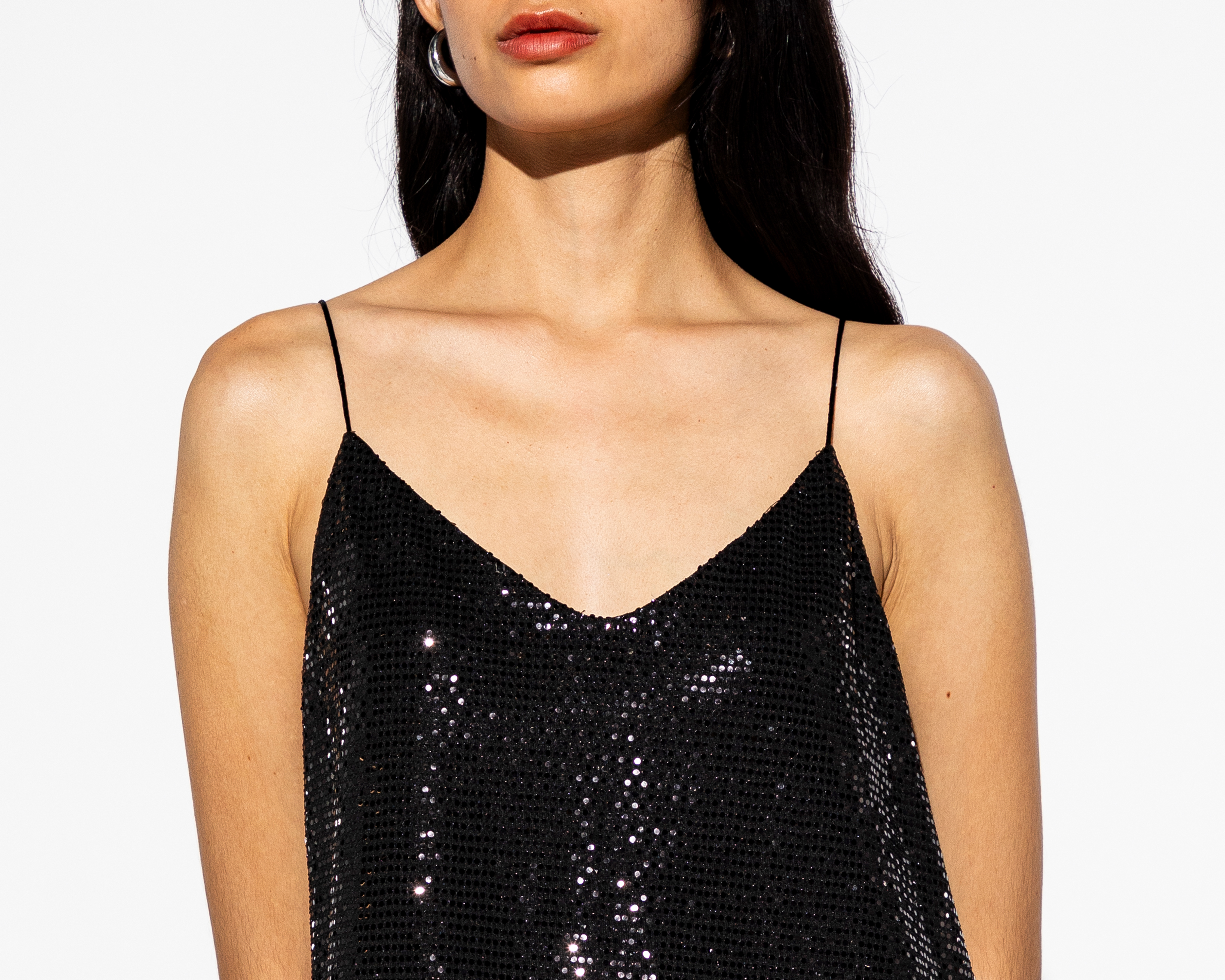 Foto 4 | Foto 4 | Vestido de Fiesta Strona Negro de Lentejuelas