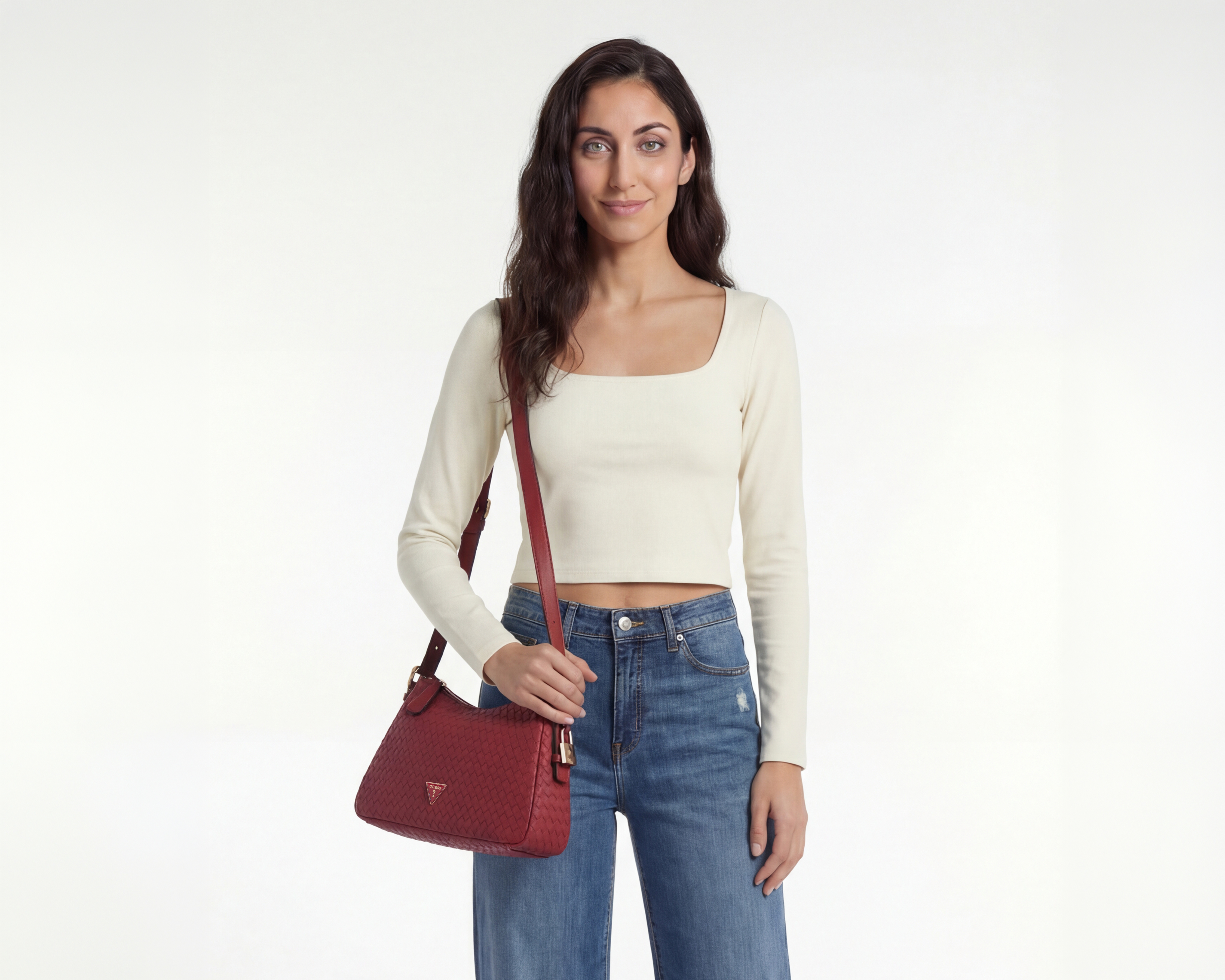 Foto 6 | Foto 6 | Bolsa de Hombro Guess Alisha