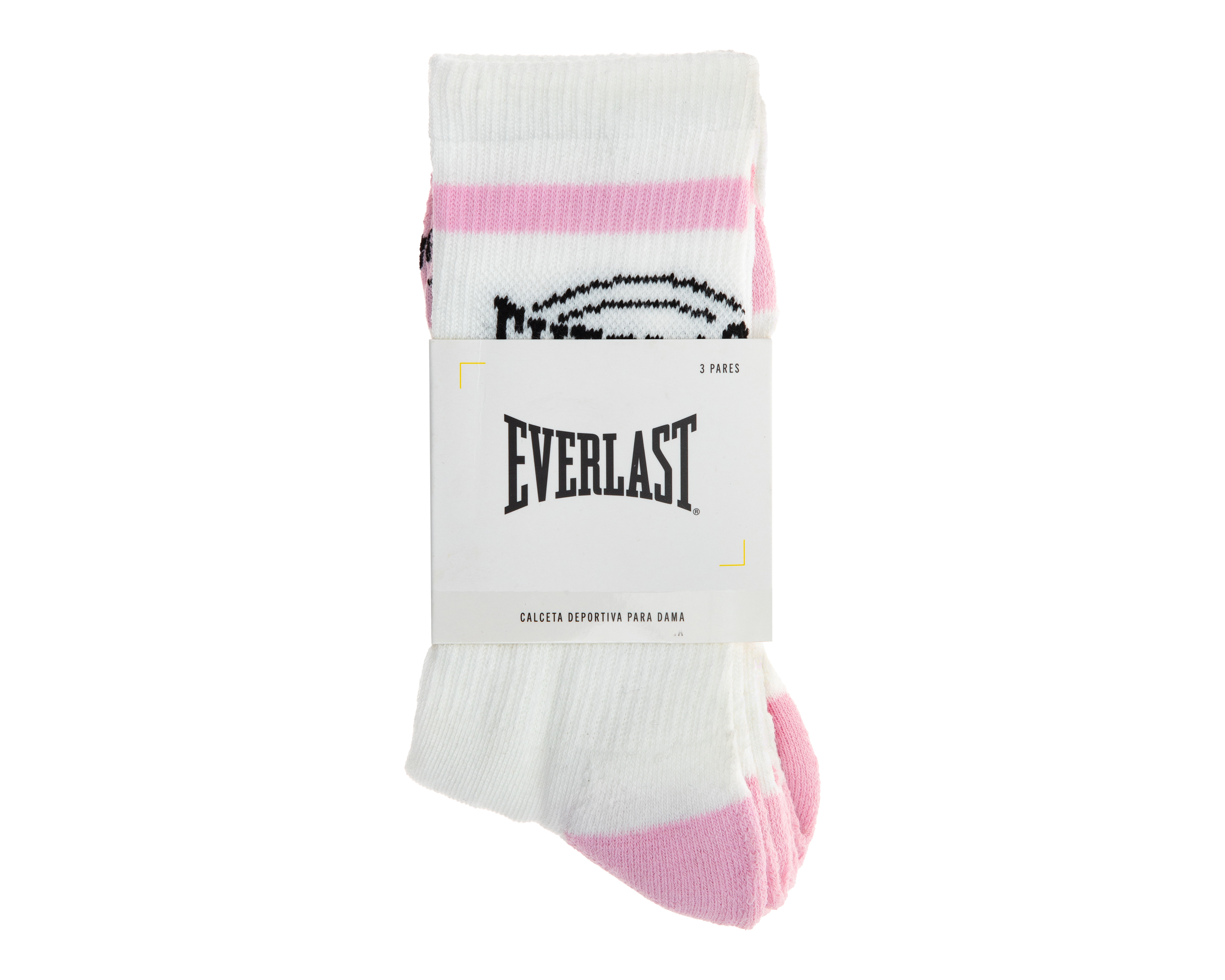 Foto 4 pulgar | Foto 3 | Calceta Deportiva Everlast para Mujer 3 Pares