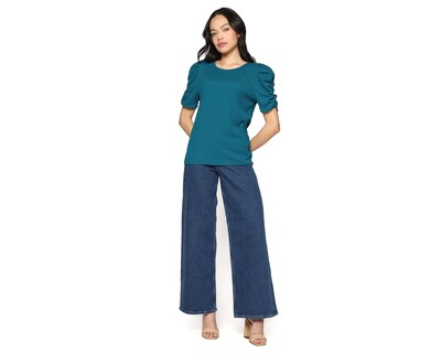 Foto 2 | Foto 2 | Blusa Azul Calvin Klein para Mujer