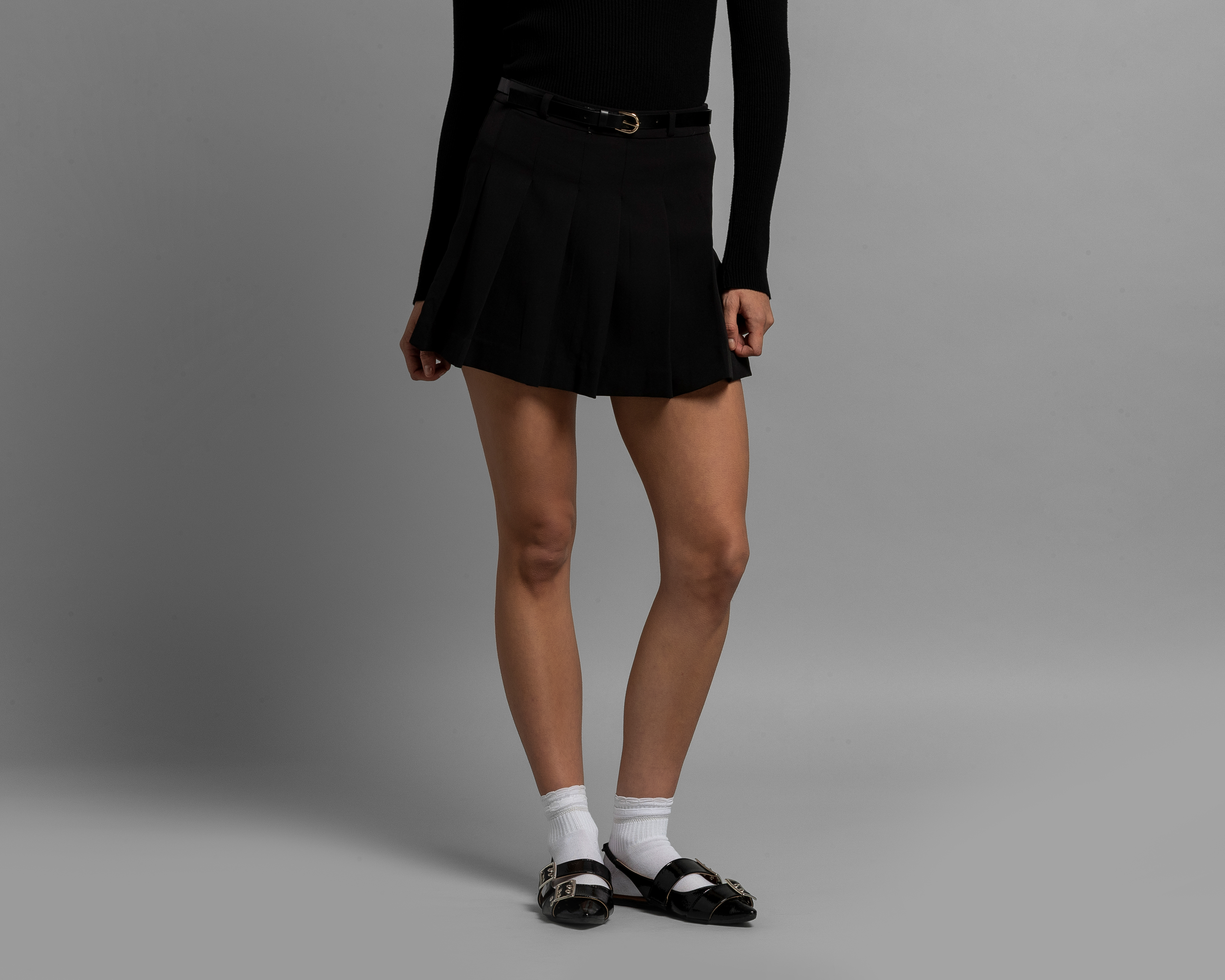 Foto 2 | Foto 2 | Short Falda Strona Negro para Mujer