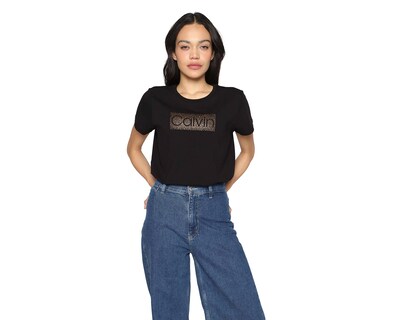 Foto 1 | Foto 1 | Playera Negra Calvin Klein para Mujer