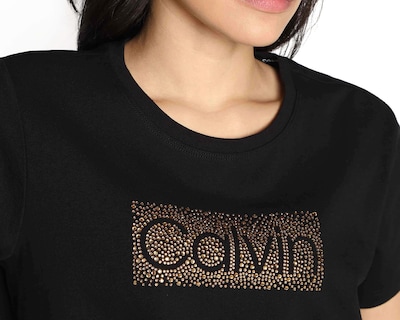 Foto 4 | Foto 4 | Playera Negra Calvin Klein para Mujer