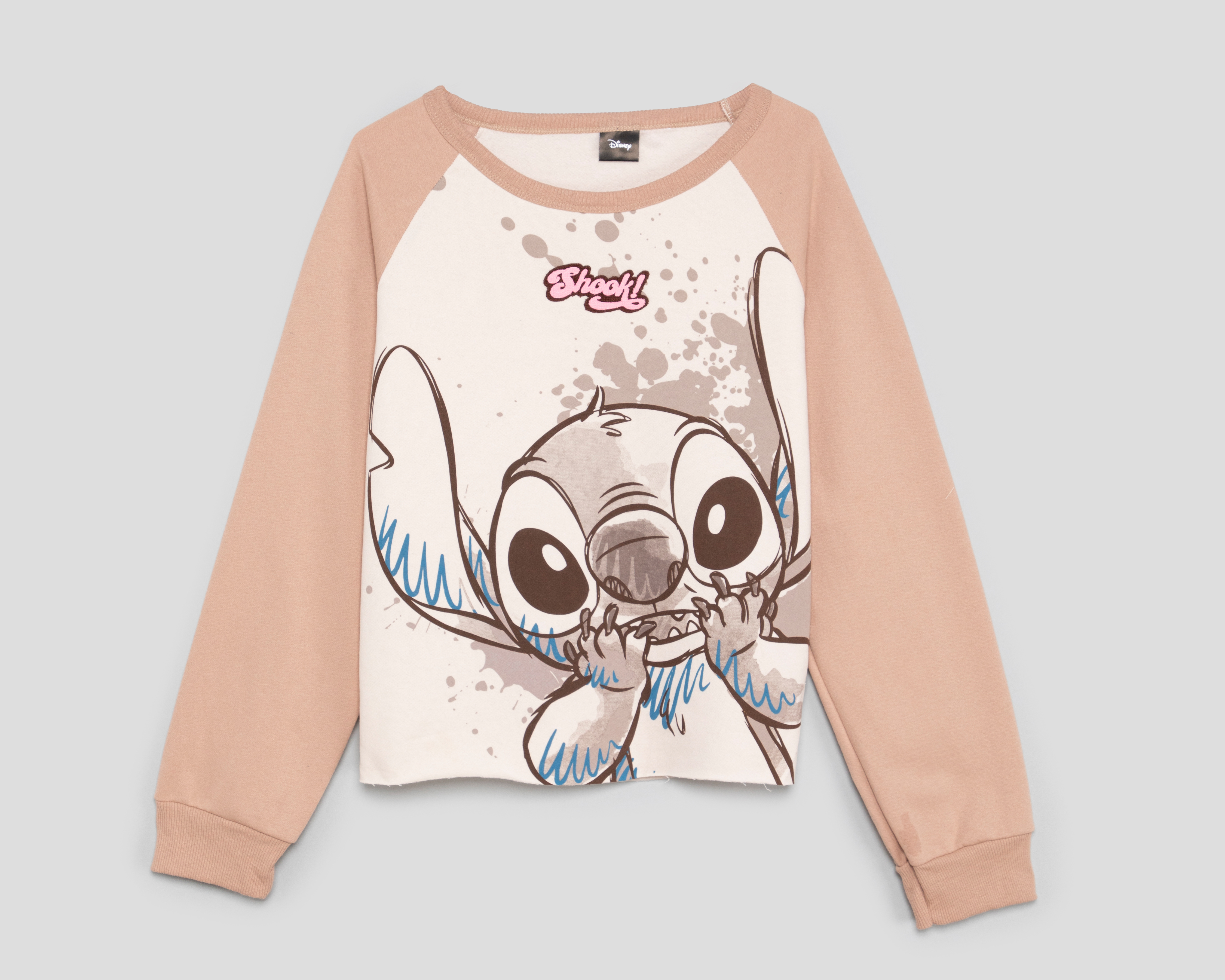 Foto 2 pulgar | Foto 1 | Sudadera Estampada Disney Stitch para Mujer