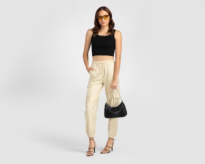 Foto 2 | Foto 2 | Pantalón Cargo Forever 21 Caqui para Mujer