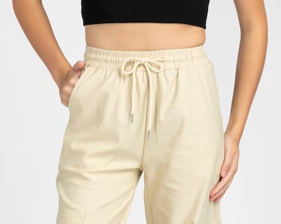 Foto 4 | Foto 4 | Pantalón Cargo Forever 21 Caqui para Mujer