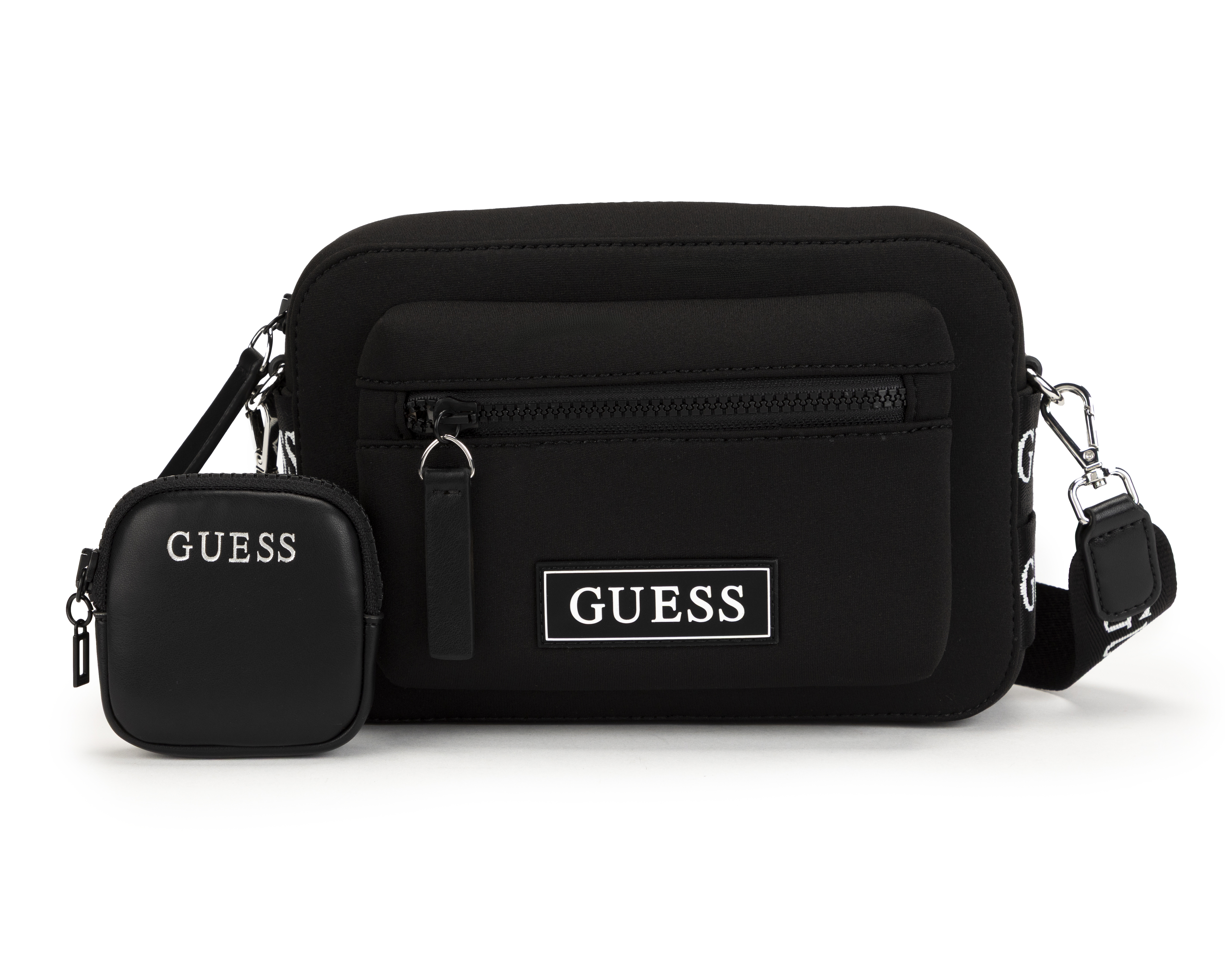 Bolsa Cruzada Guess Garnon Camera con Monedero