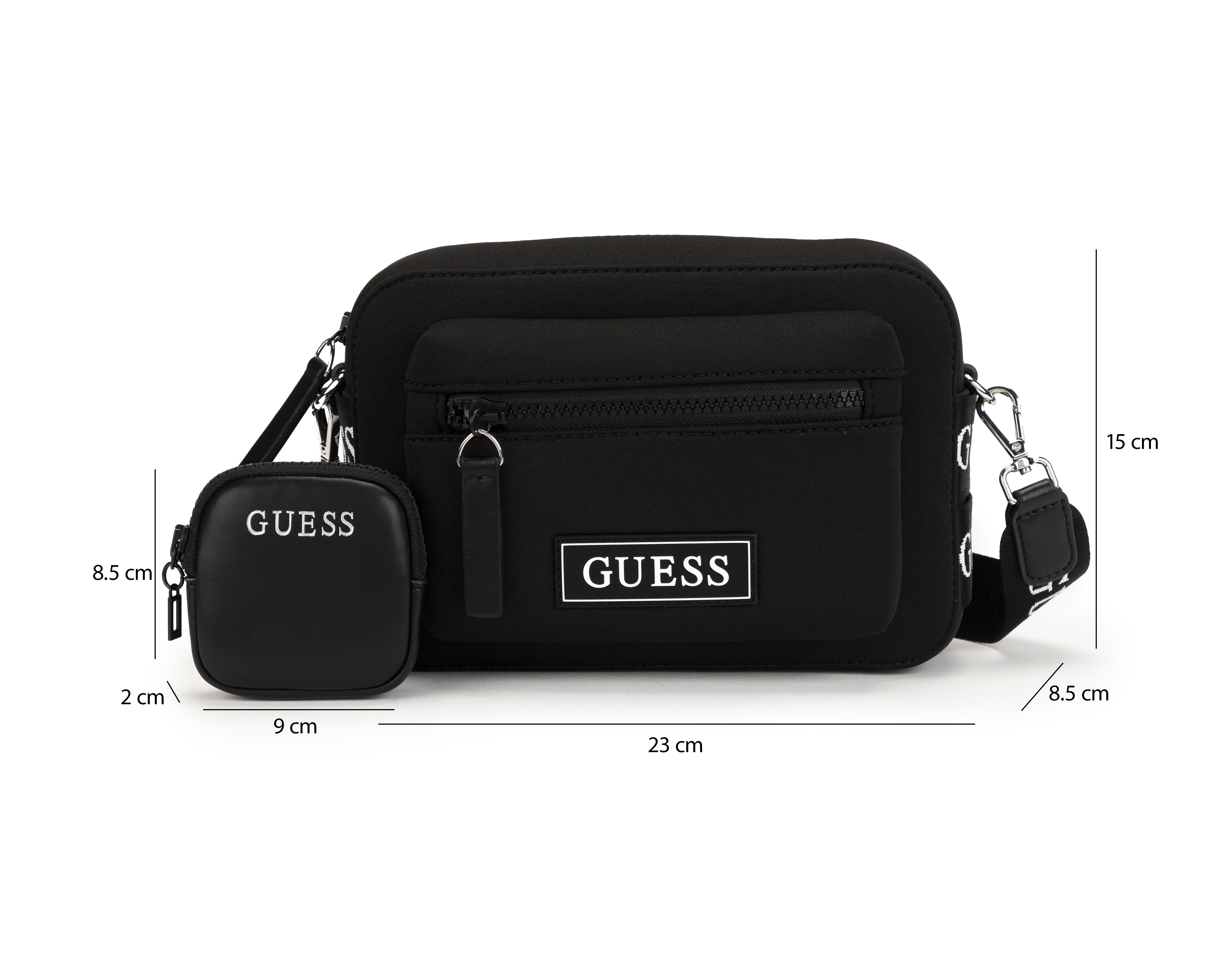 Foto 5 | Foto 5 | Bolsa Cruzada Guess Garnon Camera con Monedero