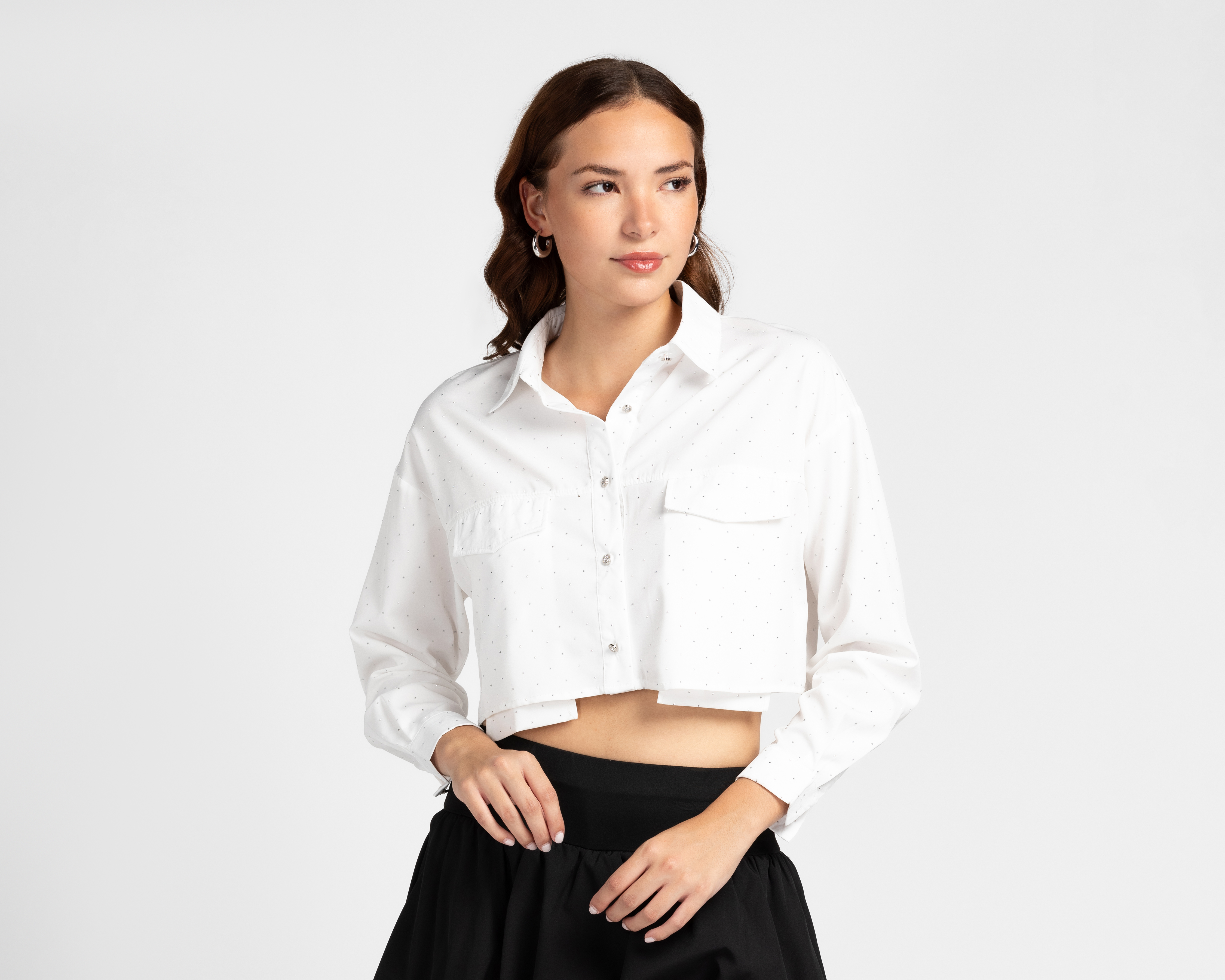 Blusa Blanca Forever 21 para Mujer