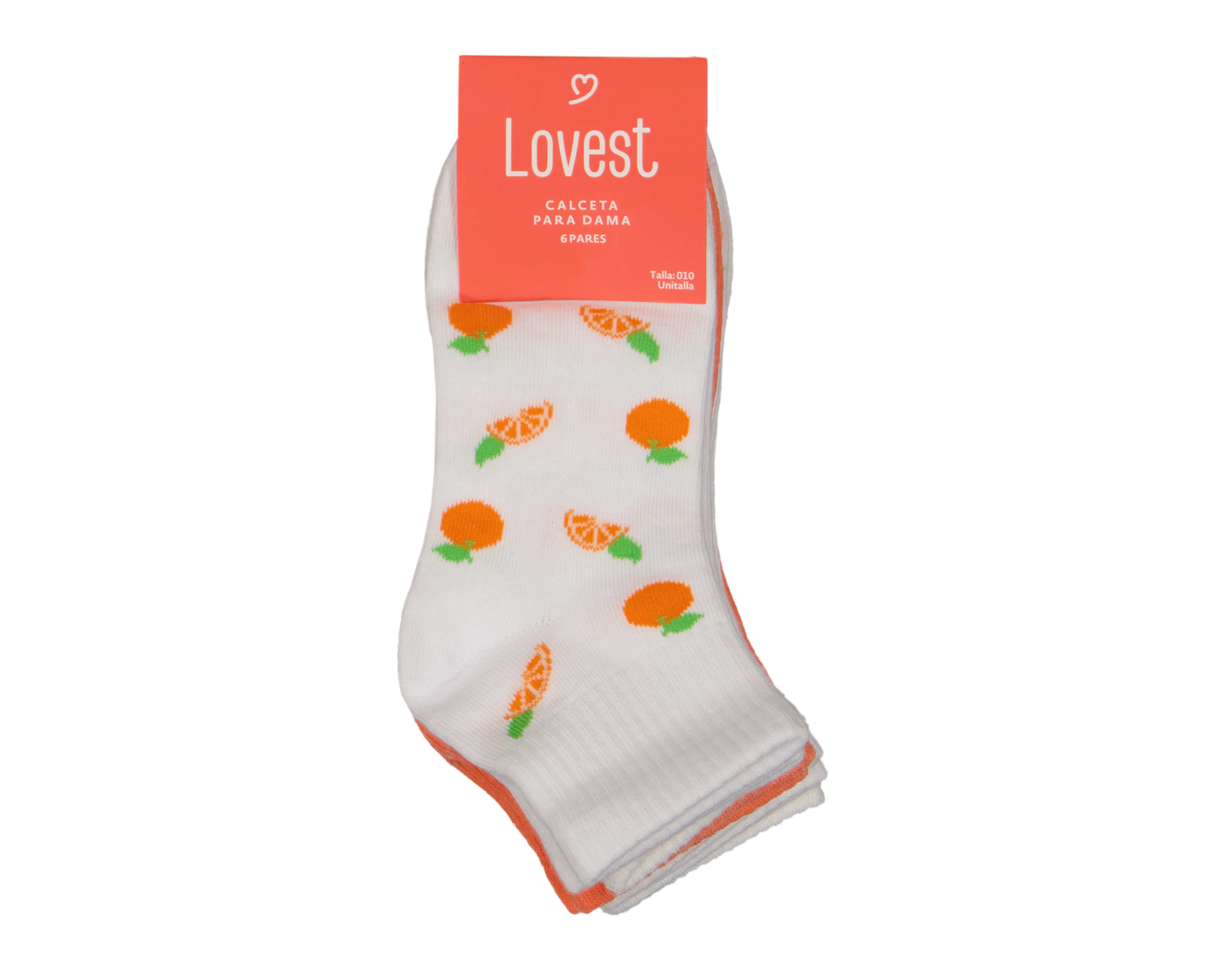 Foto 4 pulgar | Foto 3 | Calcetas Lovest para Mujer 6 Pares