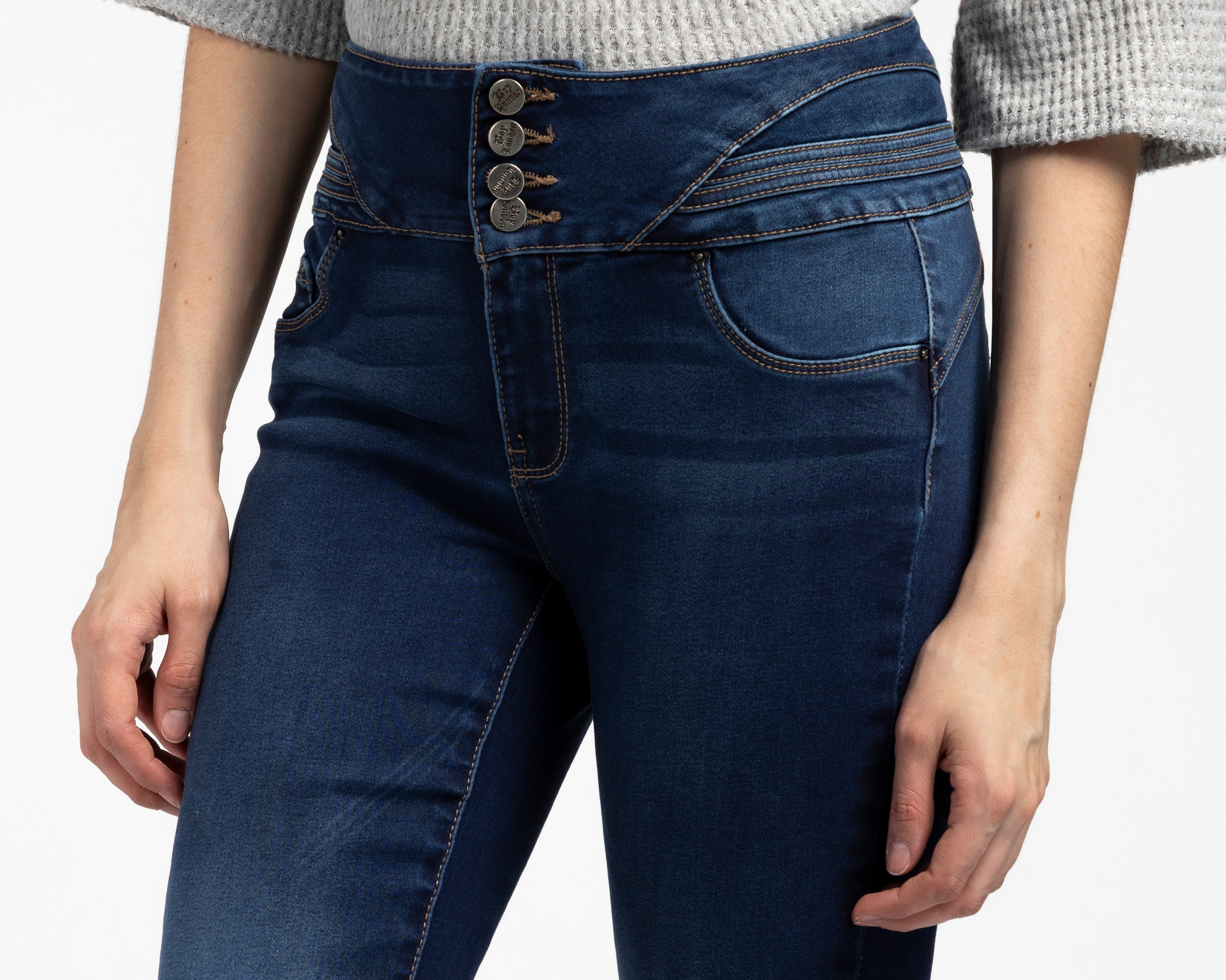 Foto 5 pulgar | Foto 4 | Jeans Skinny Boy London para Mujer