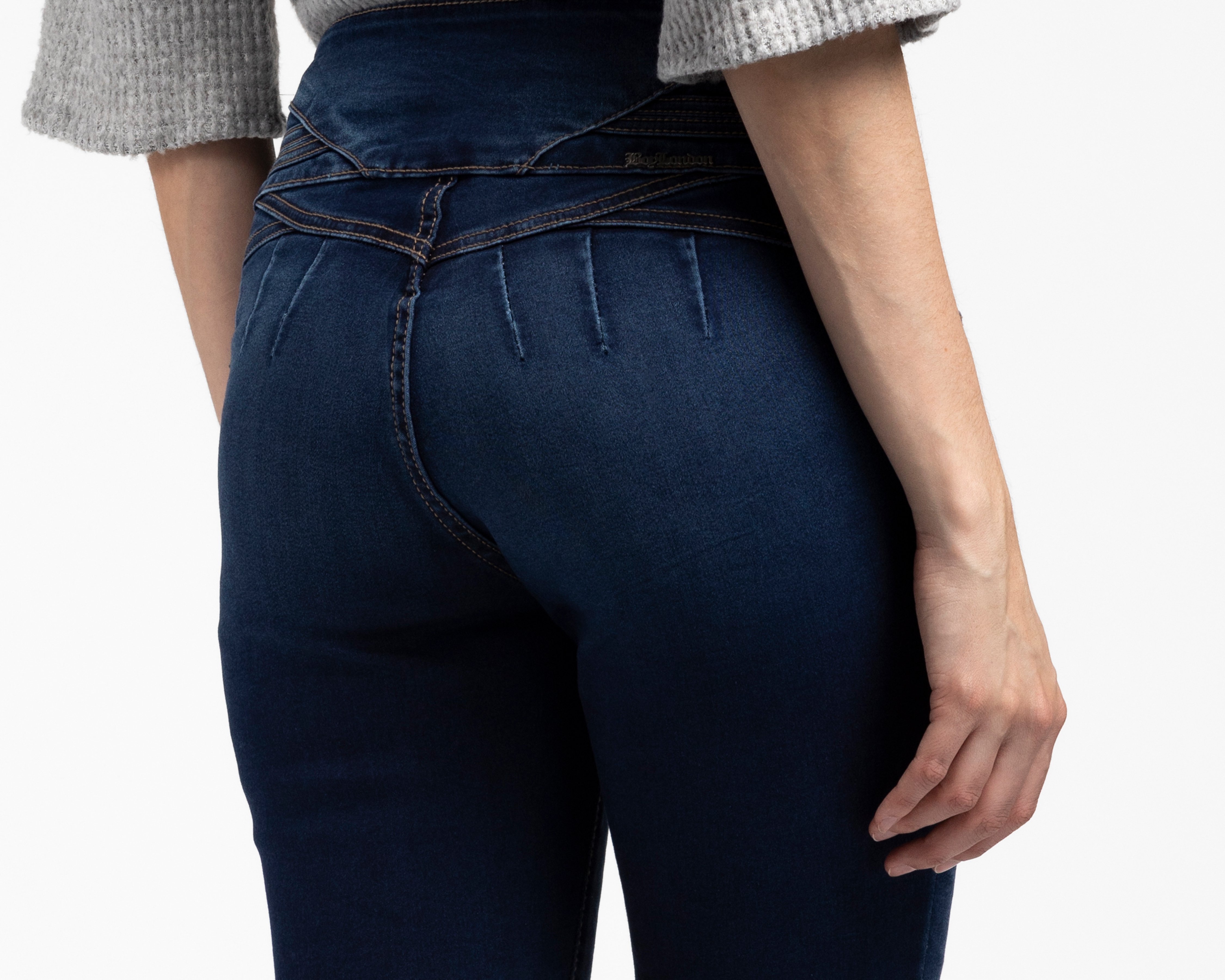 Foto 6 pulgar | Foto 5 | Jeans Skinny Boy London para Mujer