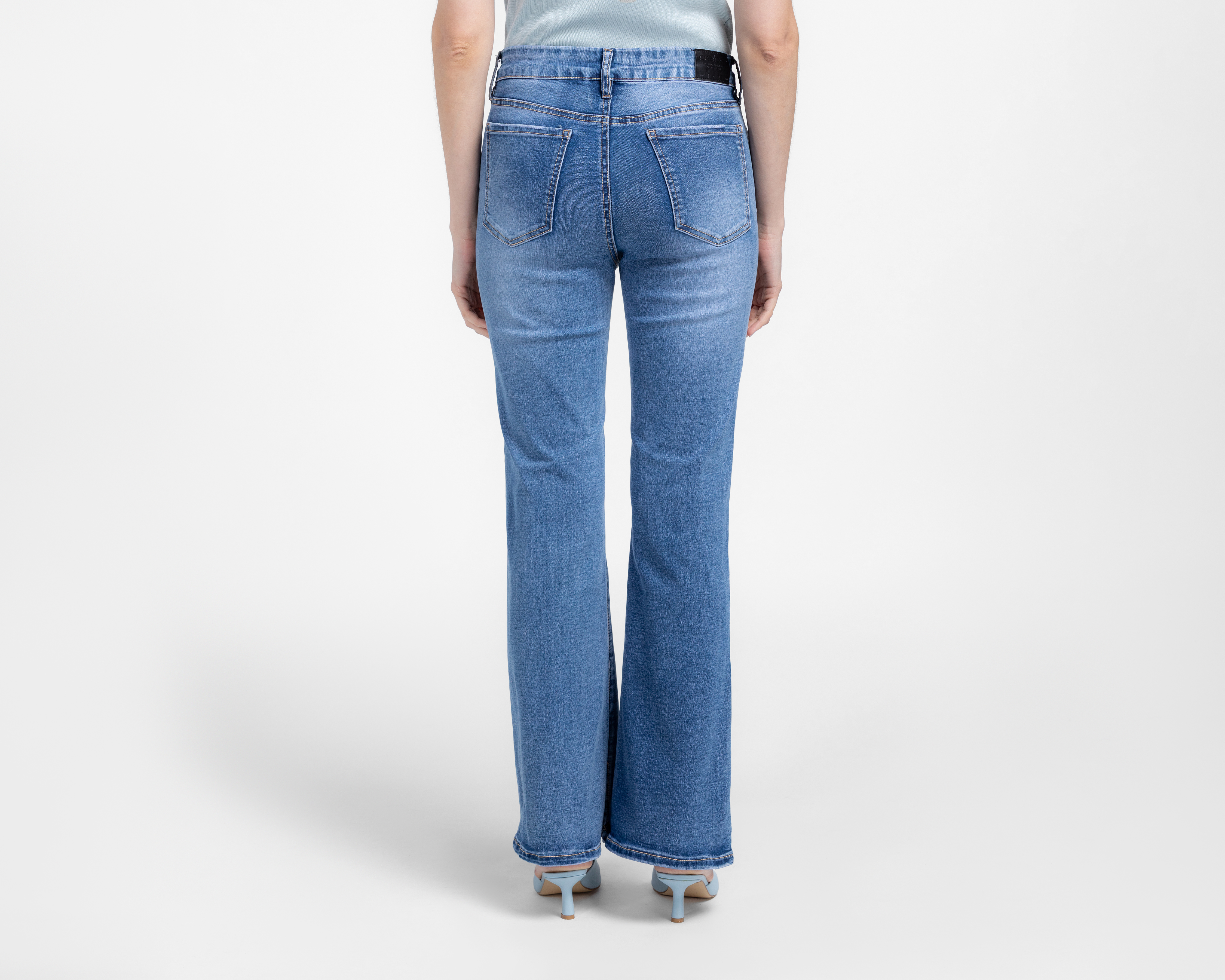 Foto 4 pulgar | Foto 3 | Jeans Flare Bebe para Mujer