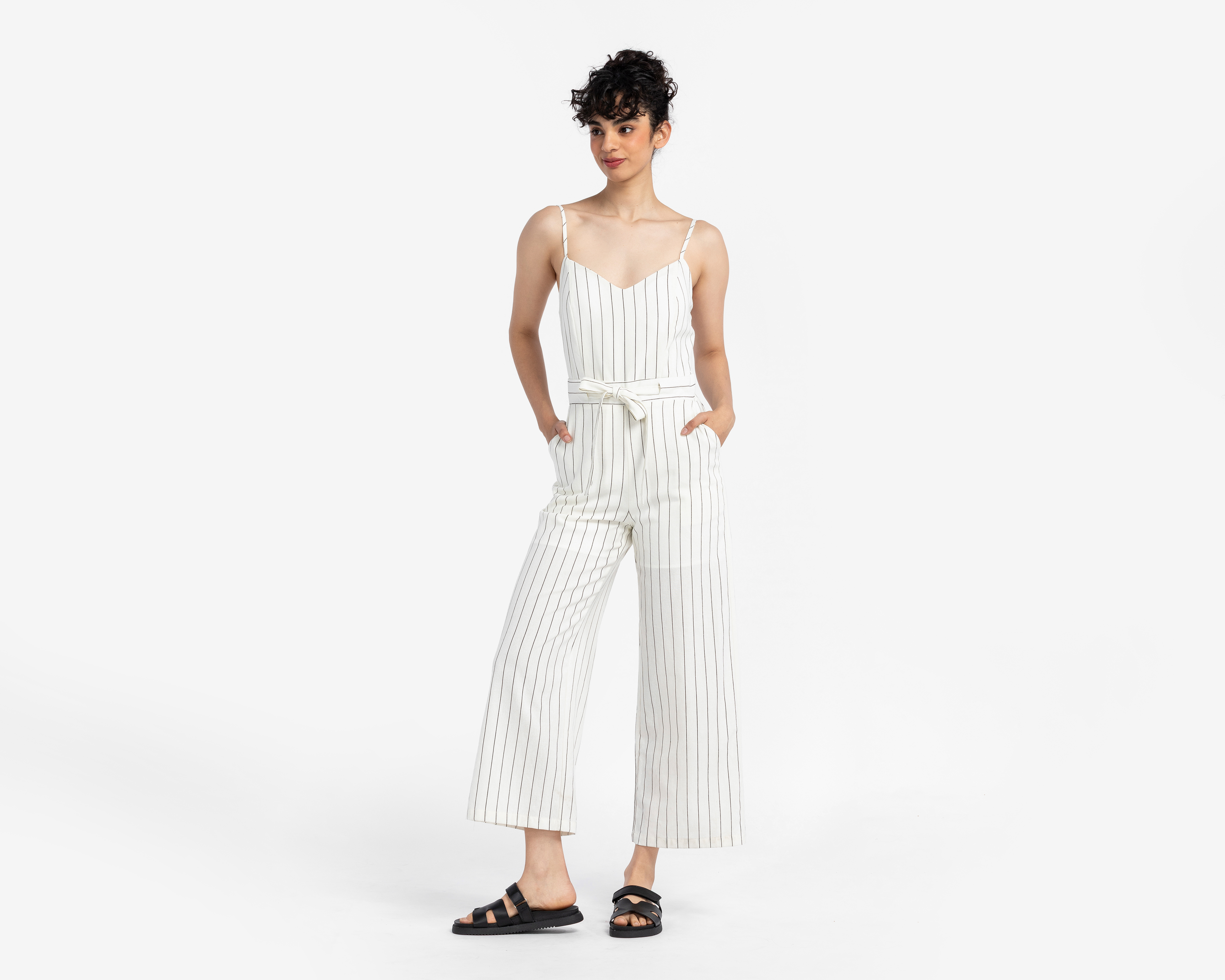 Foto 1 | Foto 1 | Jumper Casual Forever 21 a Rayas con Tirantes para Mujer