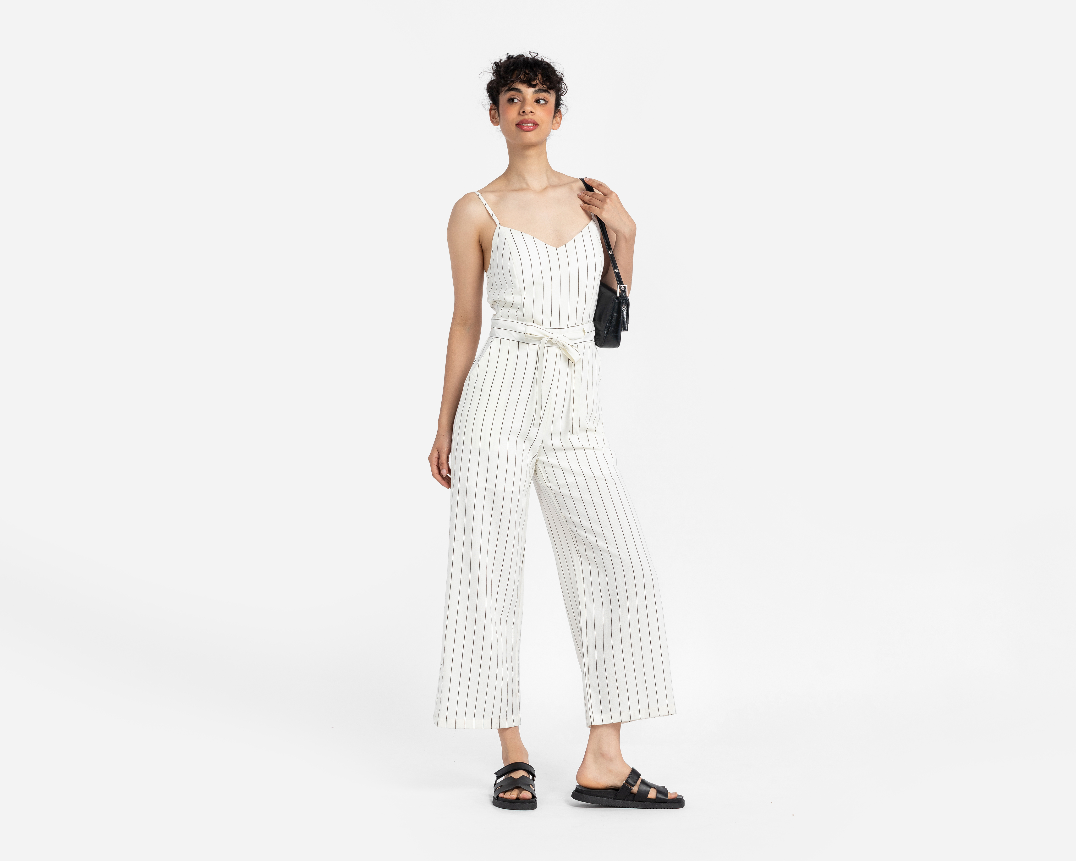 Foto 2 | Foto 2 | Jumper Casual Forever 21 a Rayas con Tirantes para Mujer