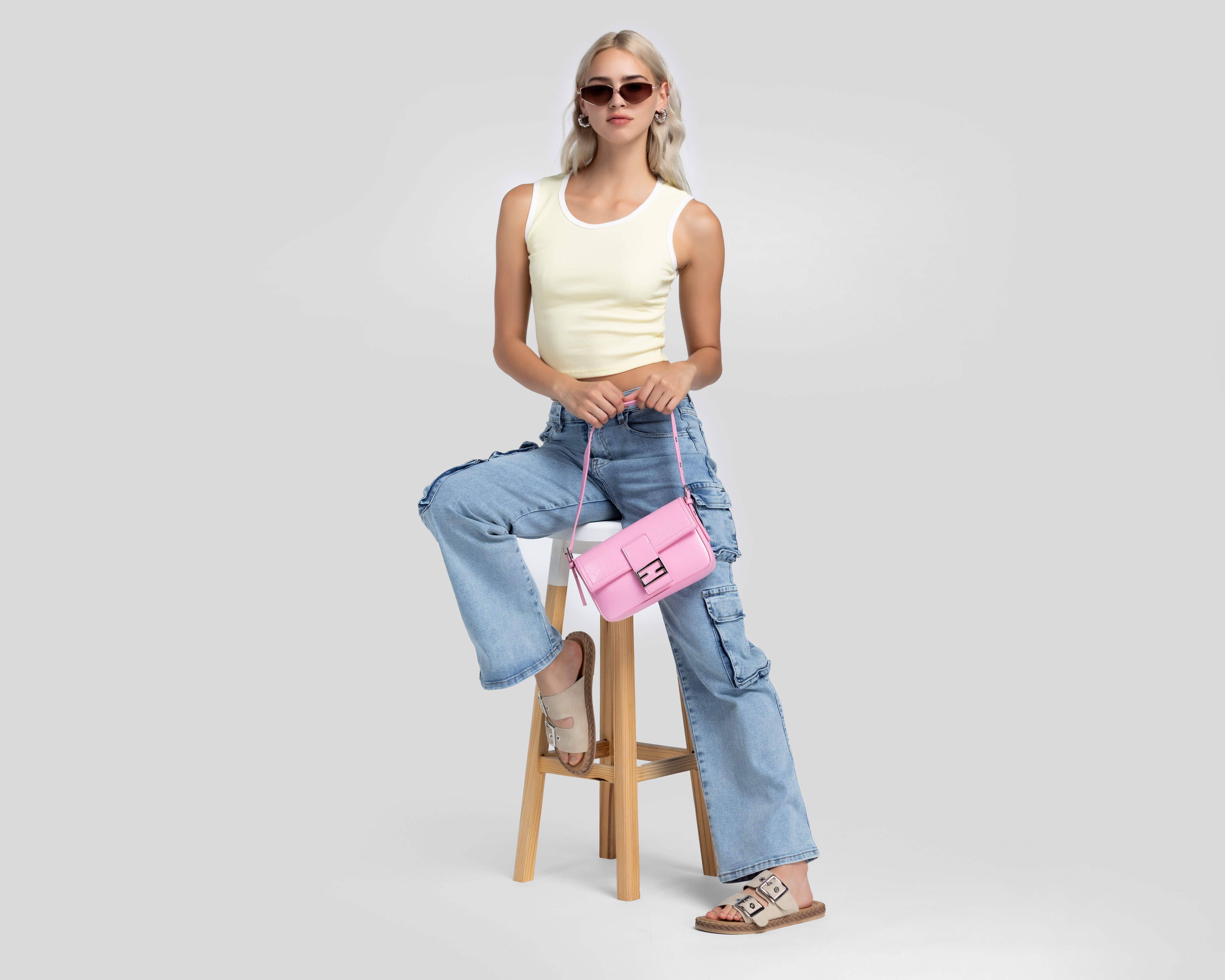 Foto 2 | Foto 2 | Jeans Wide Leg Refill para Mujer