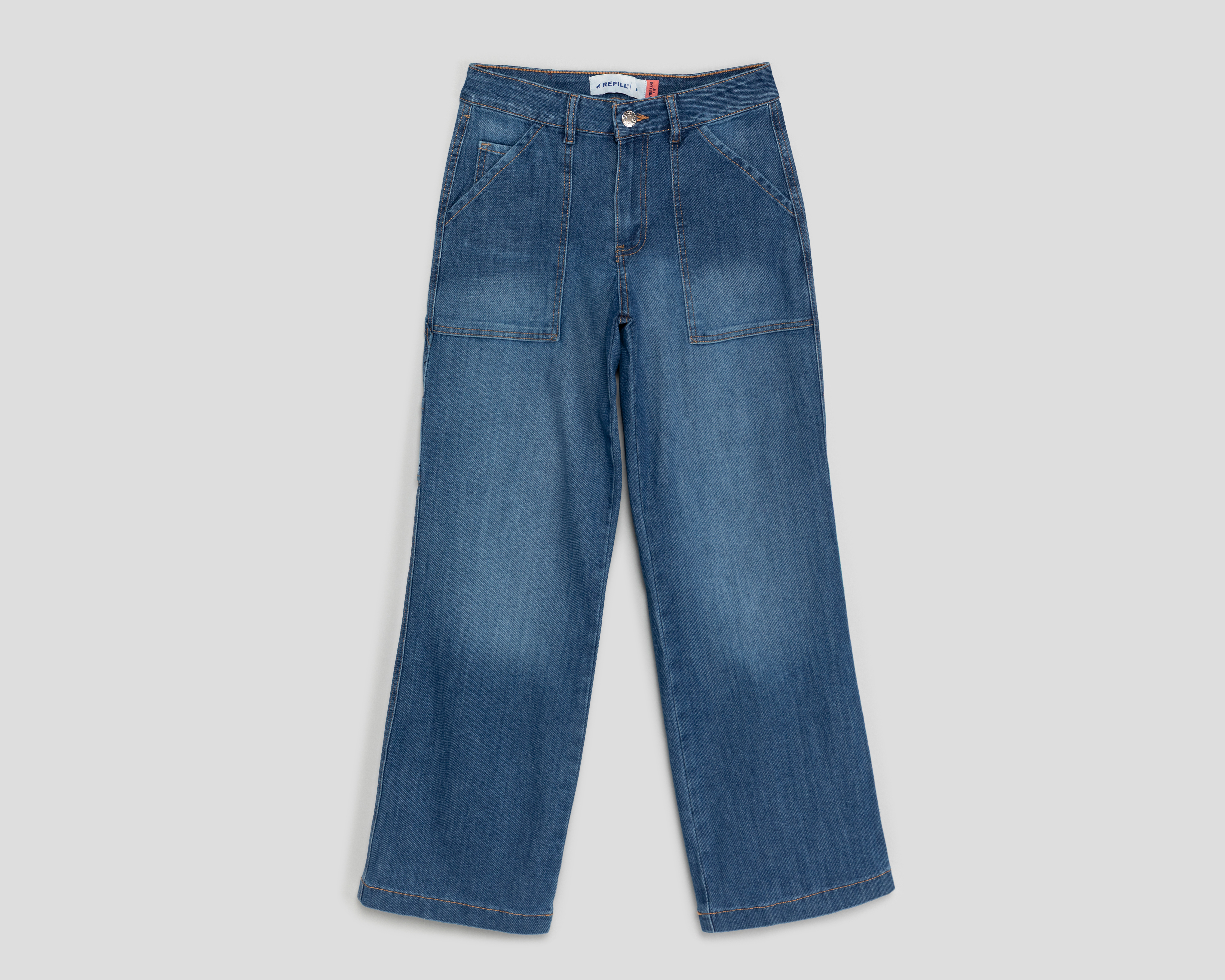 Foto 2 pulgar | Foto 1 | Jeans Wide Leg Refill para Mujer