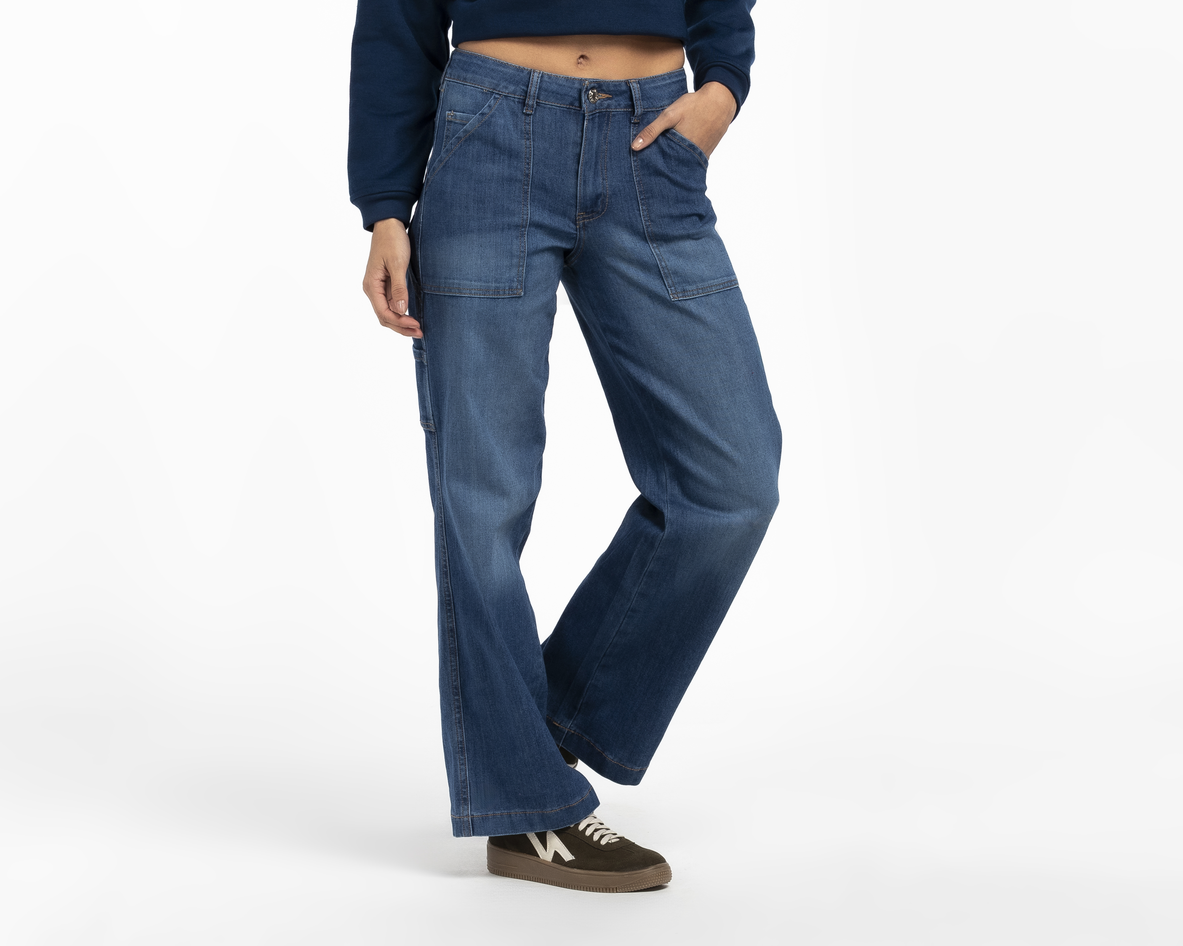 Jeans Wide Leg Refill para Mujer