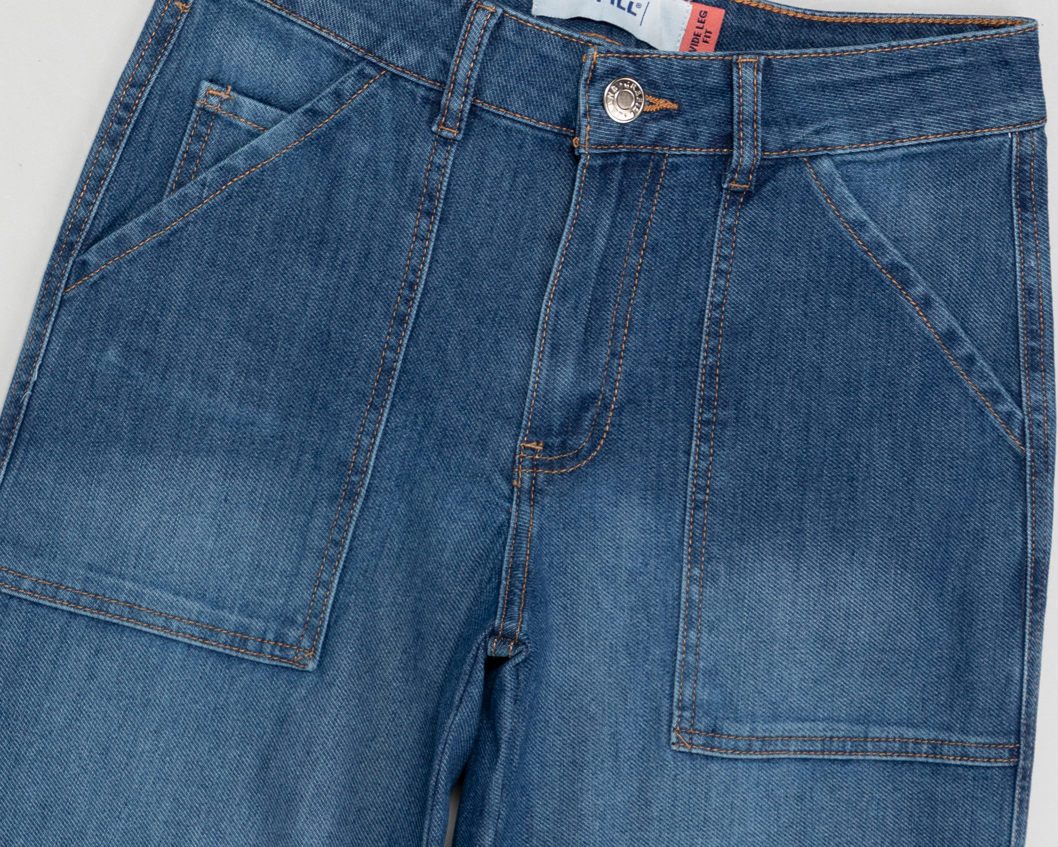 Foto 4 pulgar | Foto 3 | Jeans Wide Leg Refill para Mujer