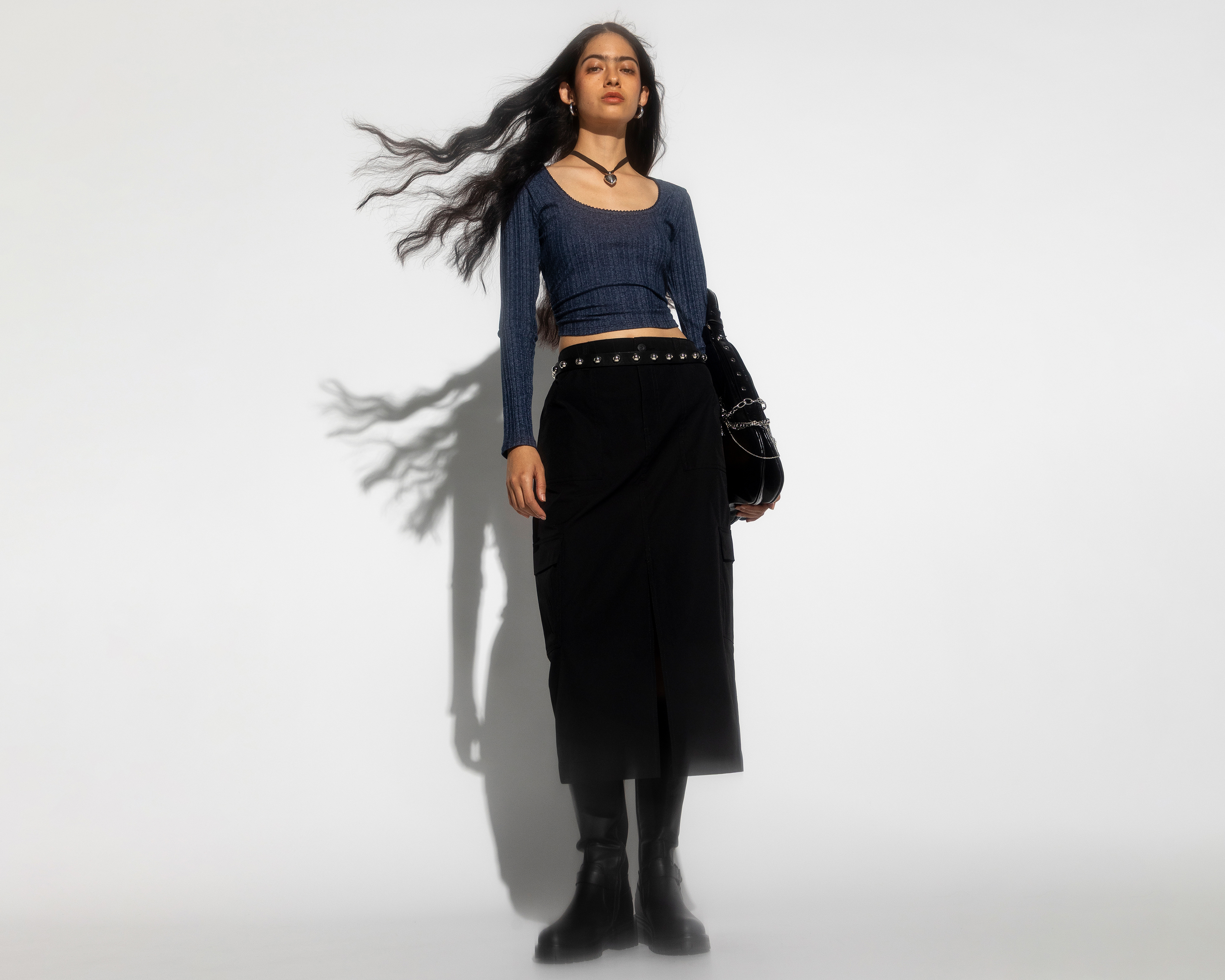 Playera Manga Larga Strona para Mujer