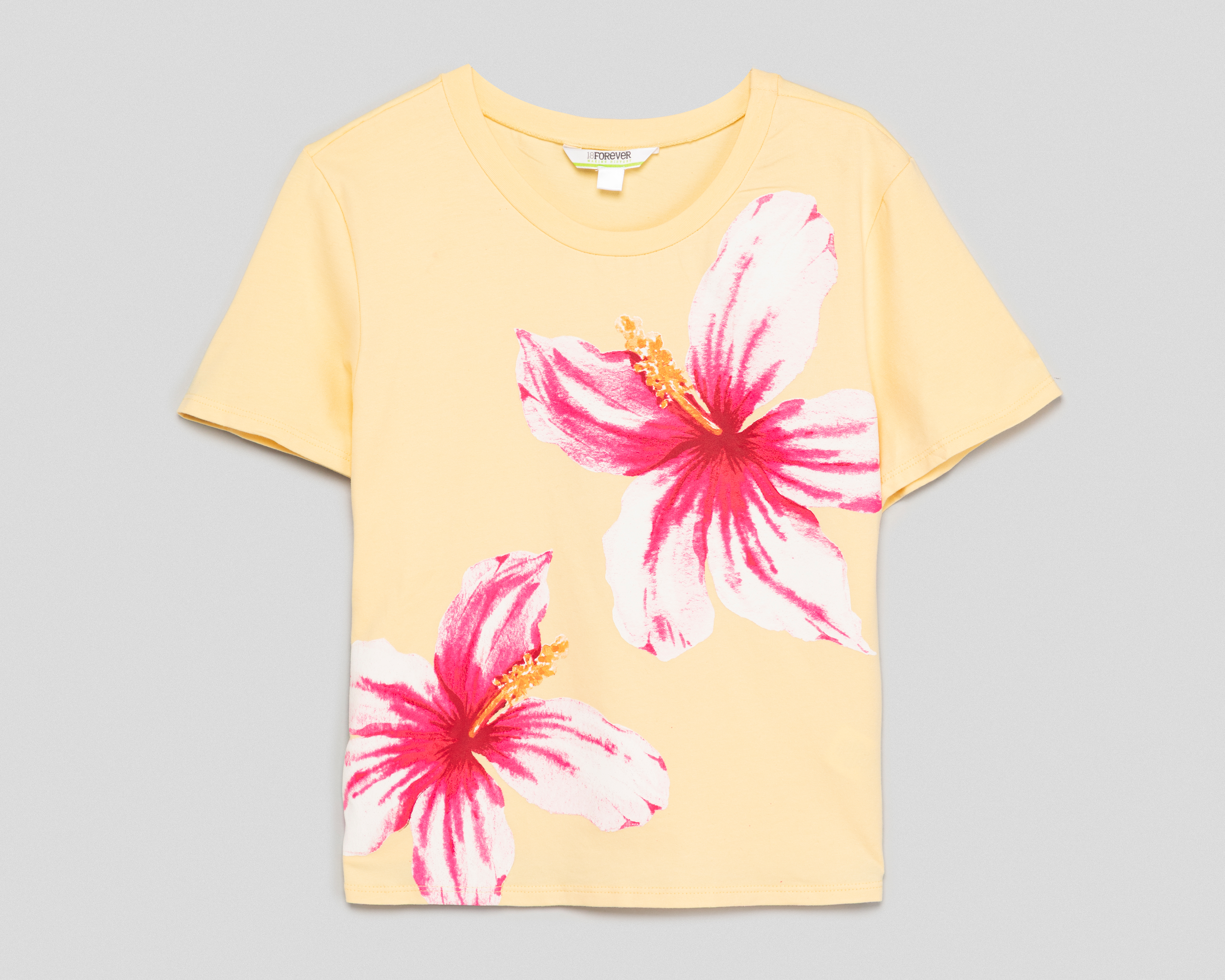 Foto 2 pulgar | Foto 1 | Playera Amarilla 18 Forever Juvenil