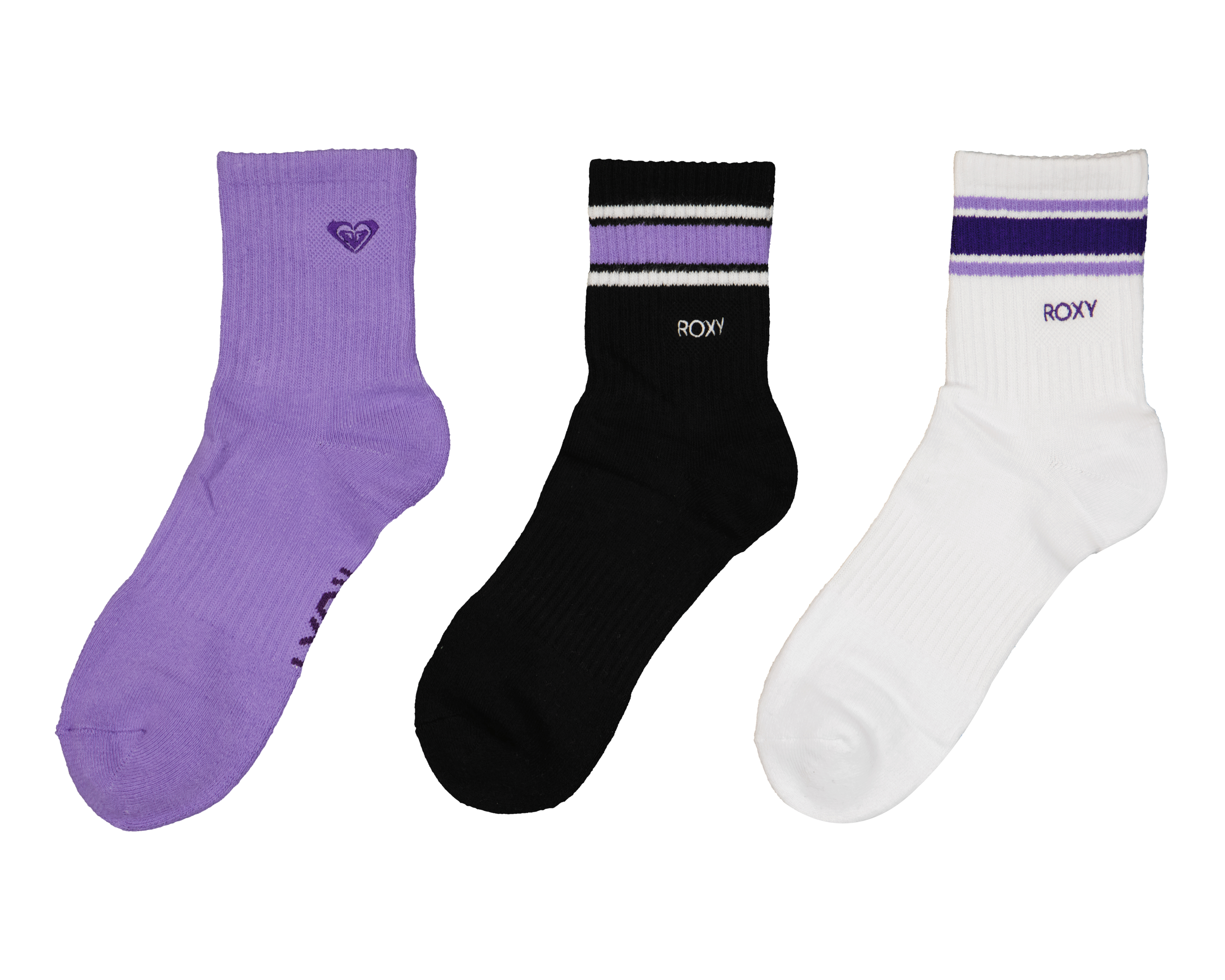 Calcetas Deportivas Roxy para Mujer 3 Pares