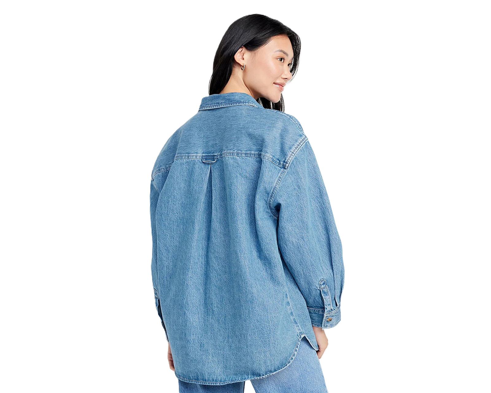 Foto 3 pulgar | Foto 2 | Blusa de Mezclilla Old Navy para Mujer