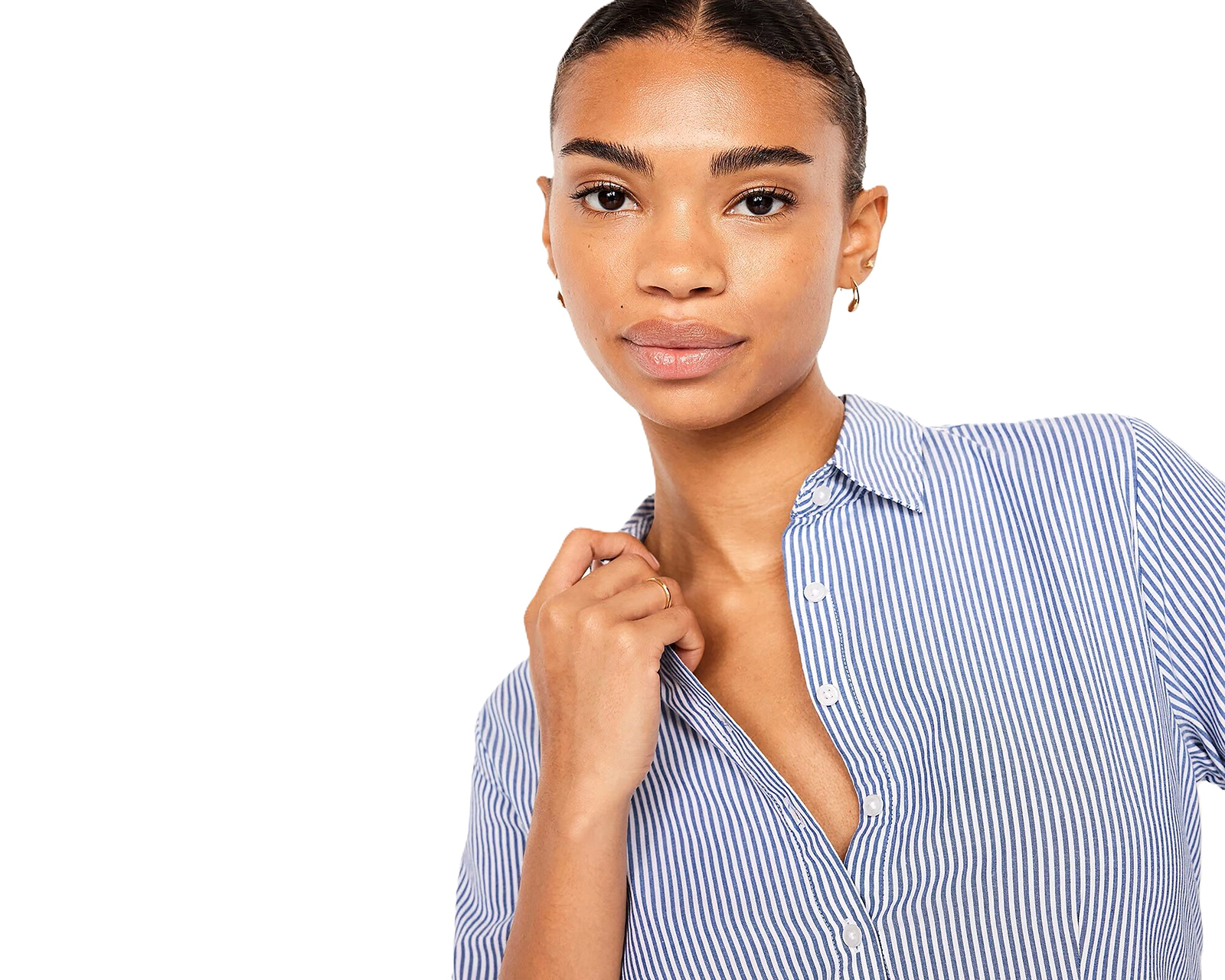 Foto 4 pulgar | Foto 3 | Blusa Azul Old Navy para Mujer