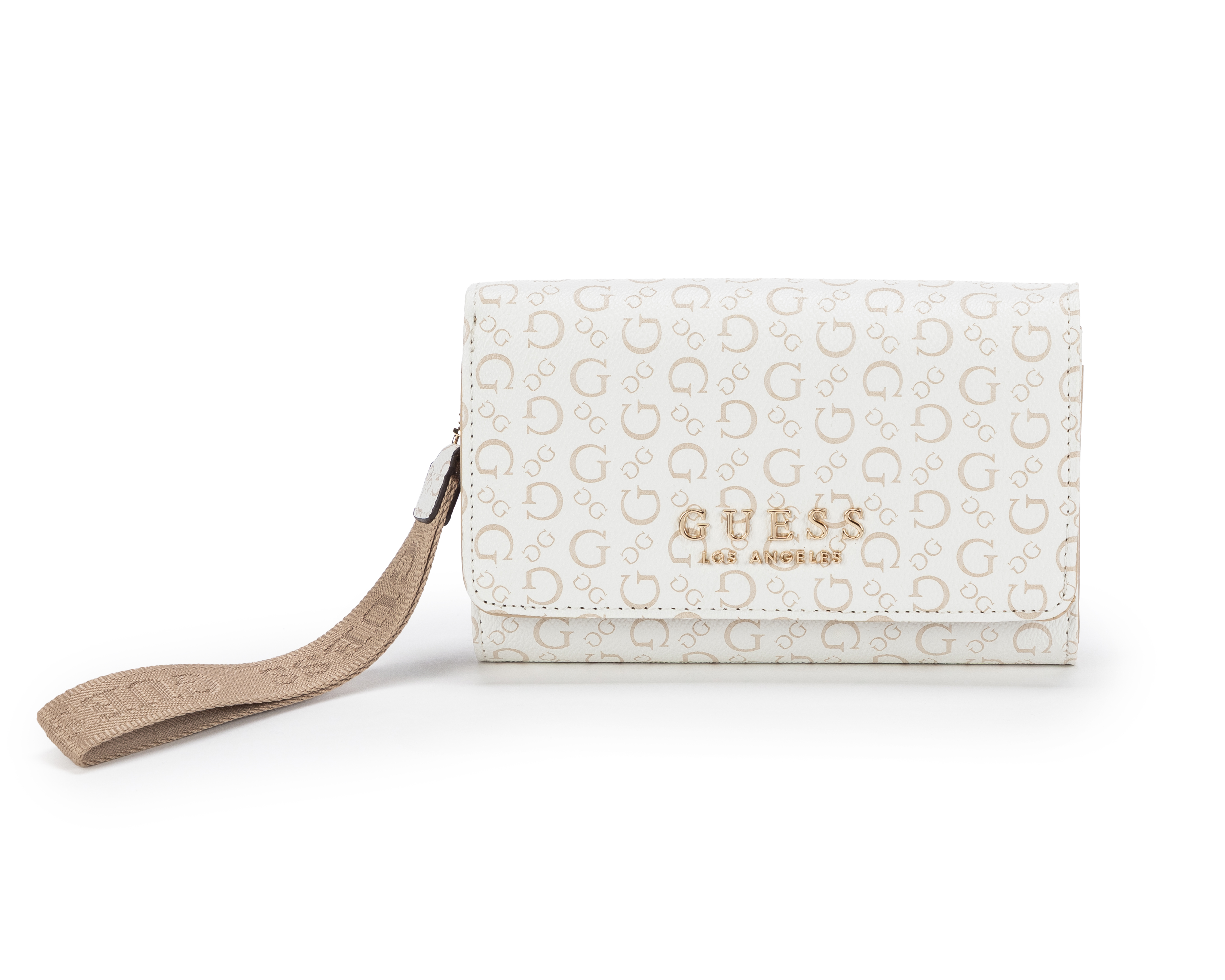 Foto 2 pulgar | Foto 1 | Cartera para Mujer Guess Blanca