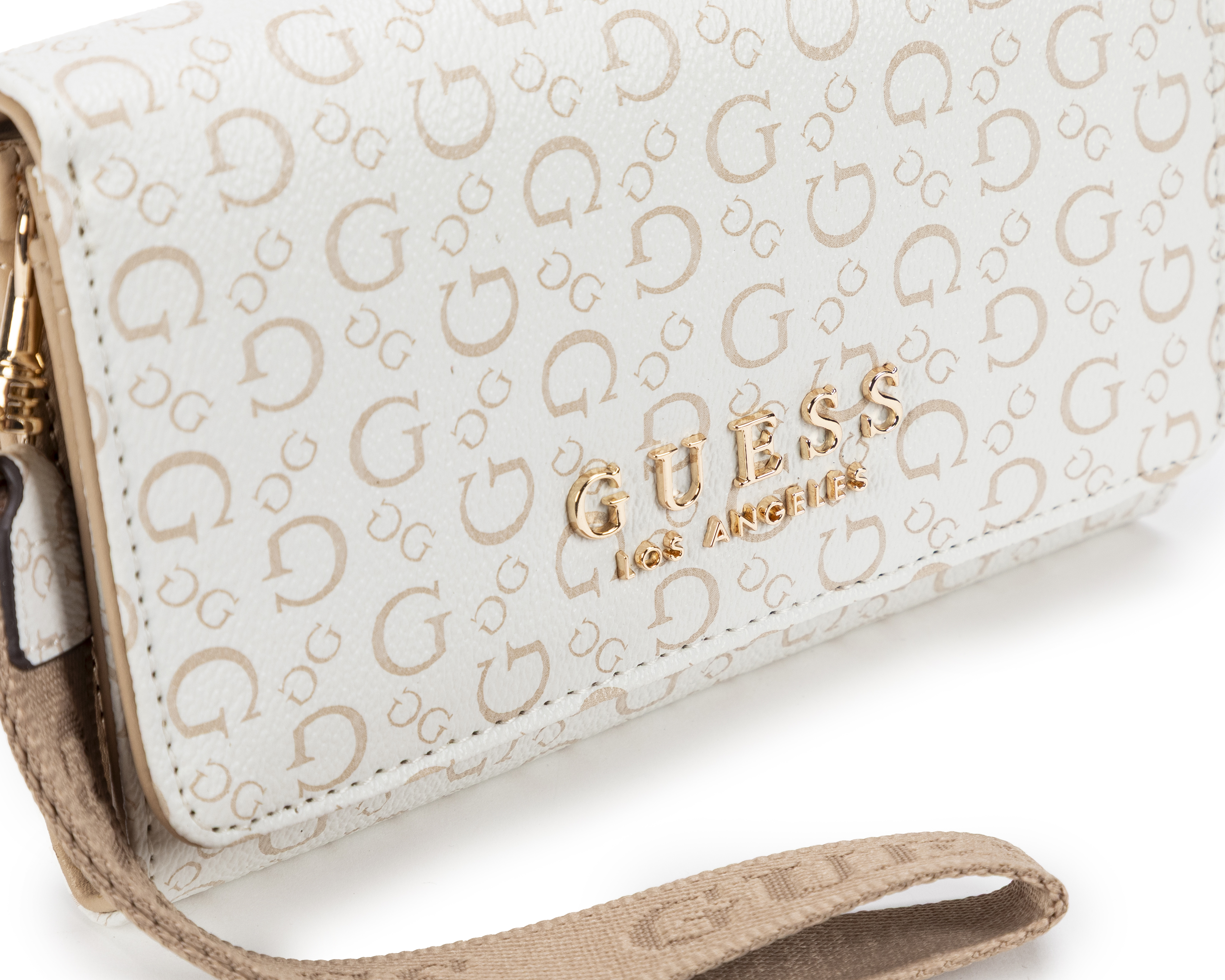 Foto 6 pulgar | Foto 5 | Cartera para Mujer Guess Blanca