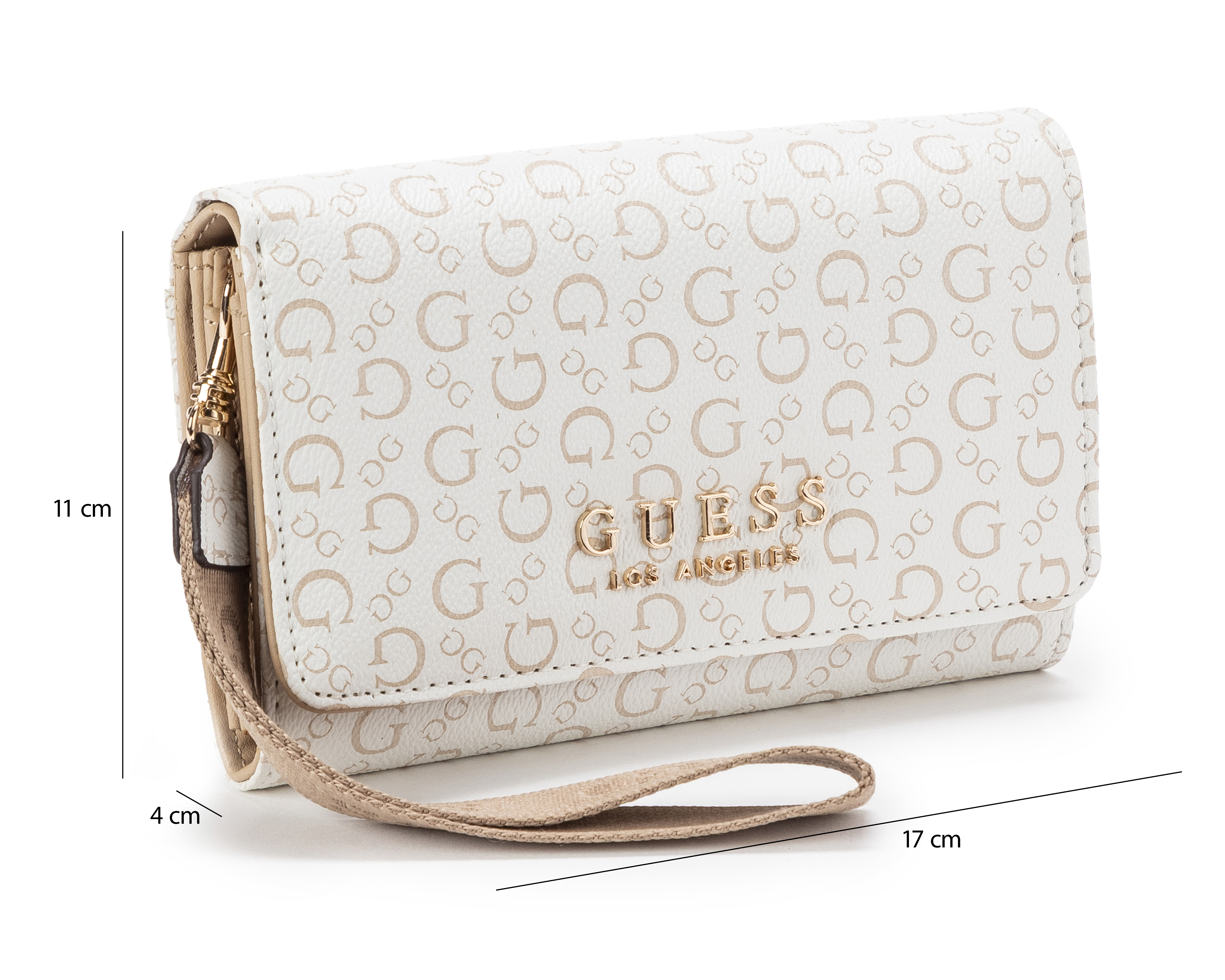 Foto 6 | Foto 6 | Cartera para Mujer Guess Blanca