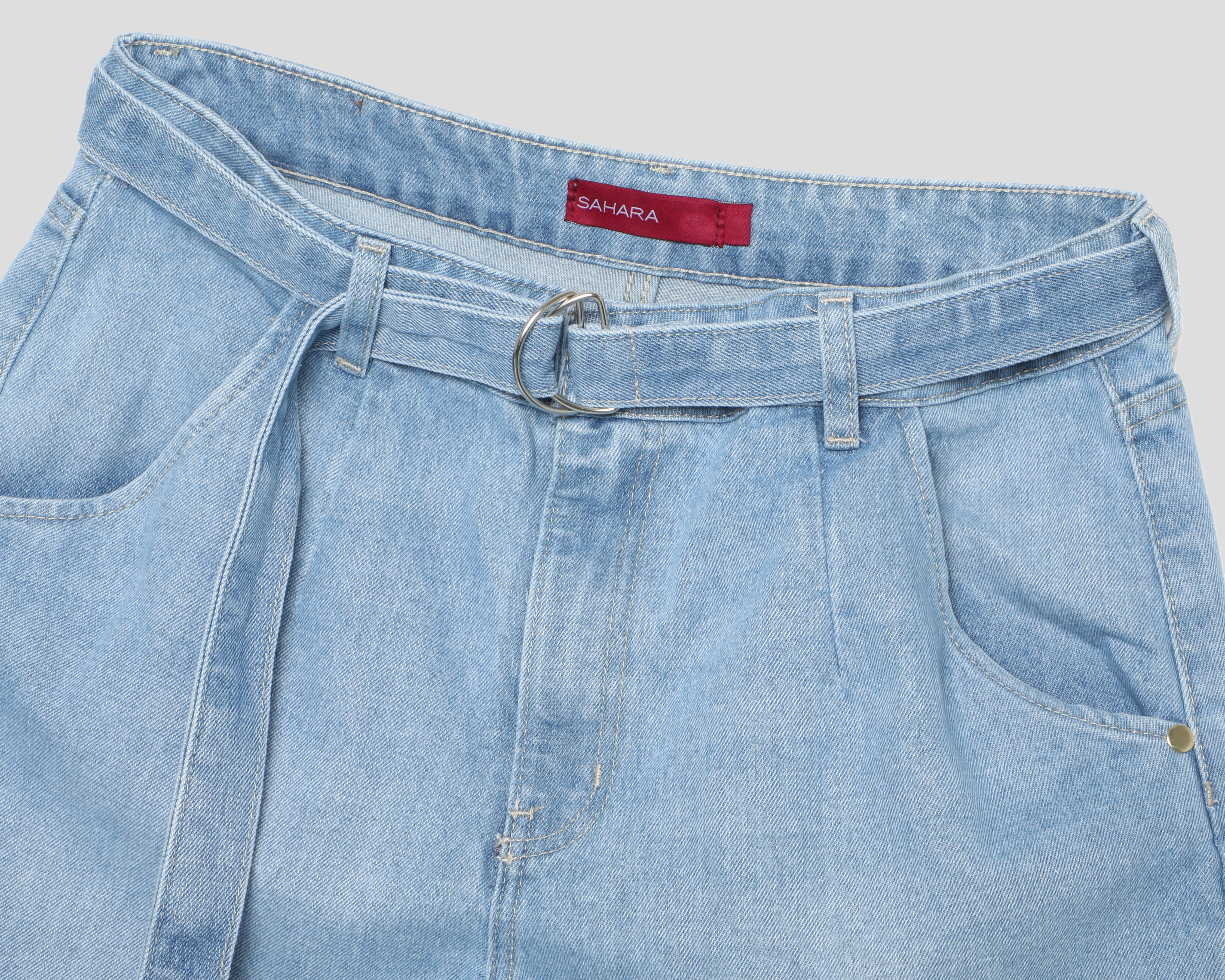 Foto 4 pulgar | Foto 3 | Jeans Wide Leg Sahara para Mujer