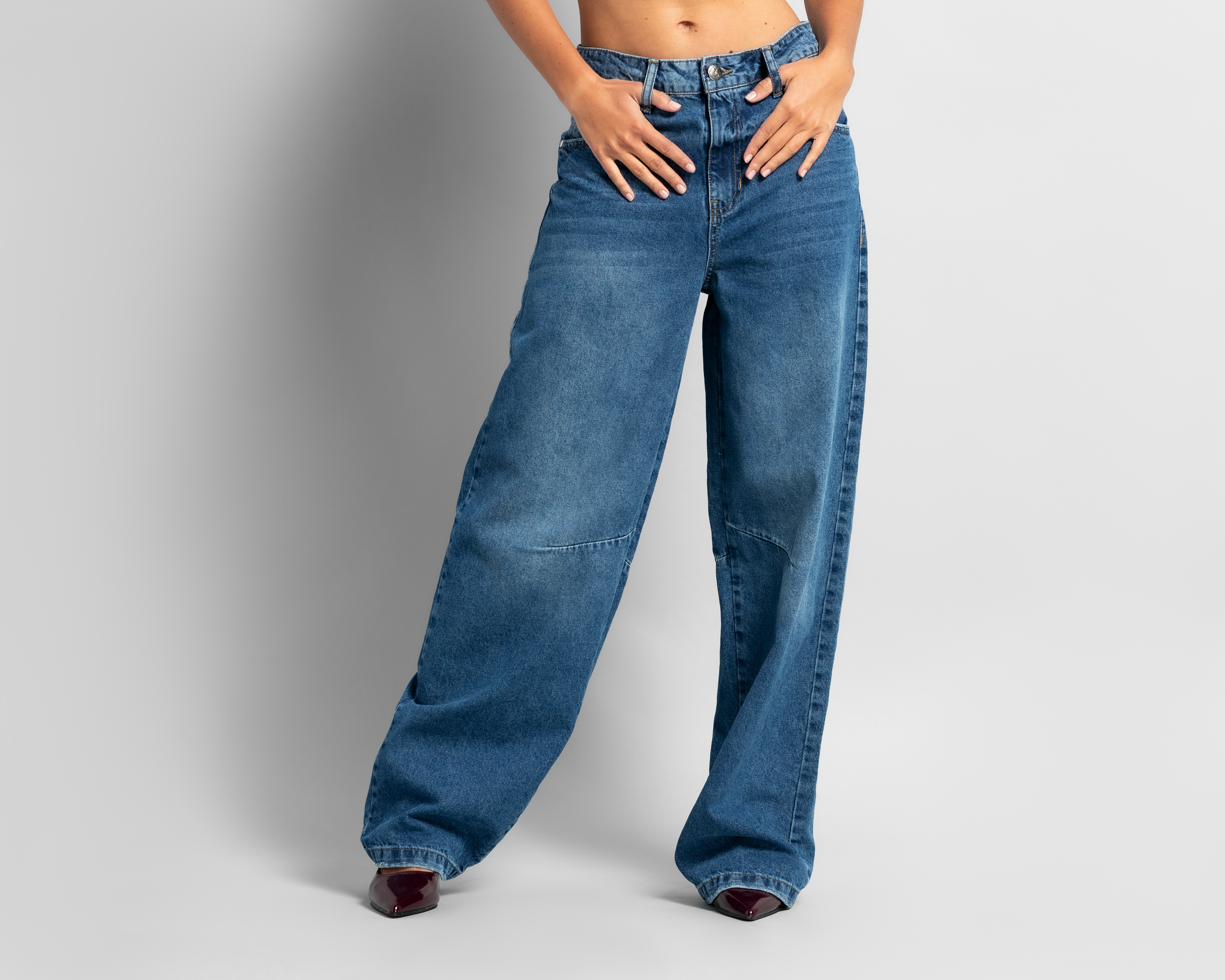 Jeans Balloon Fit Strona para Mujer