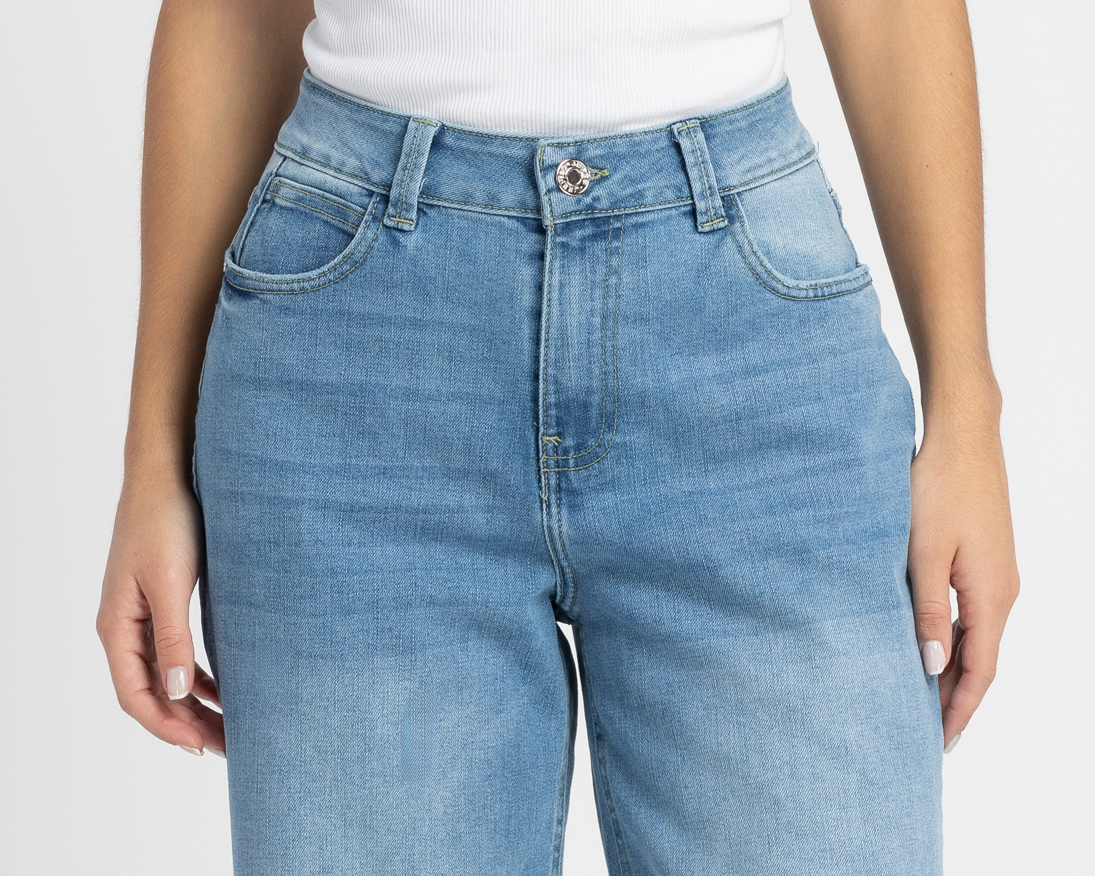 Foto 5 pulgar | Foto 4 | Jeans Straight Refill para Mujer