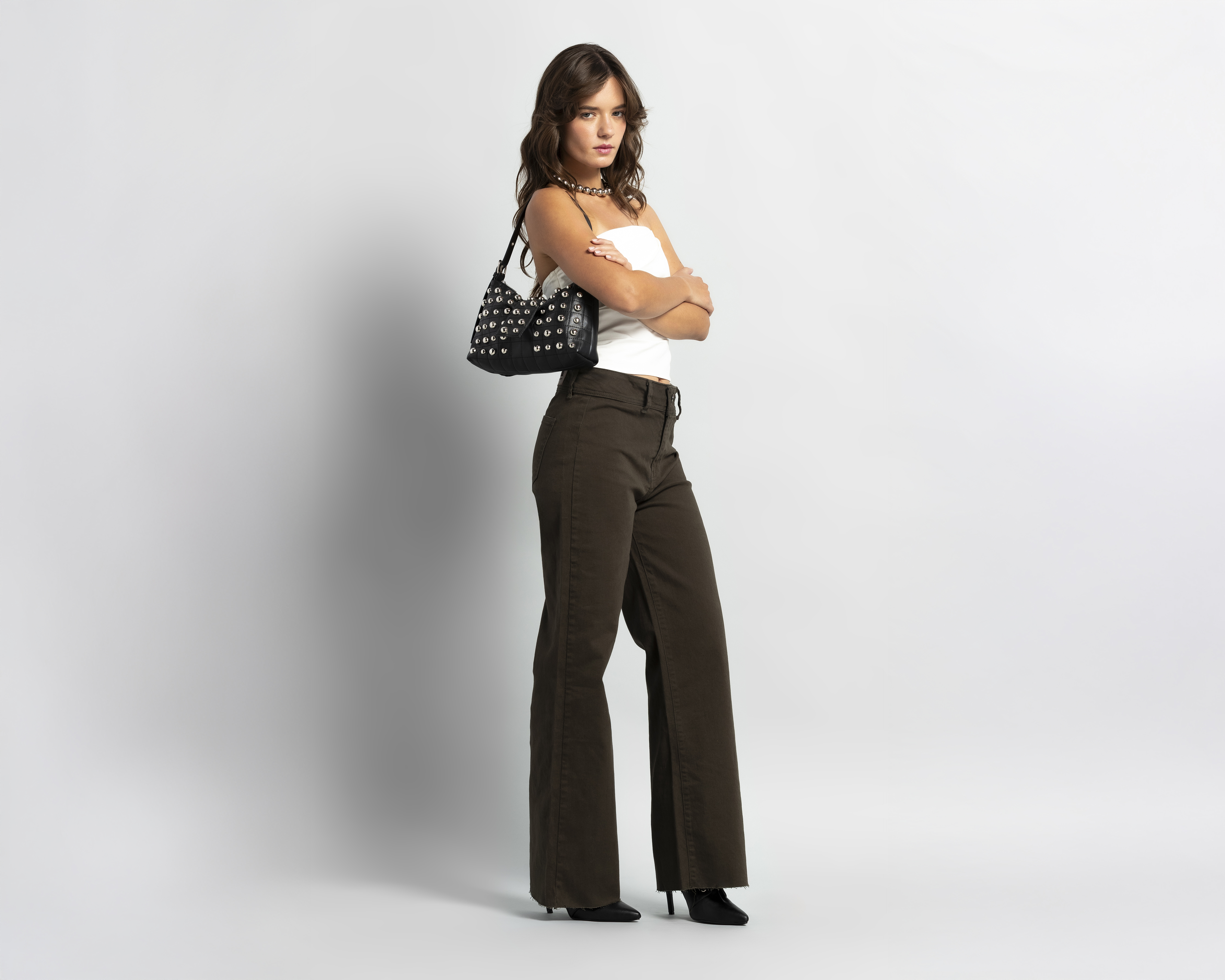 Jeans Wide Leg Strona para Mujer