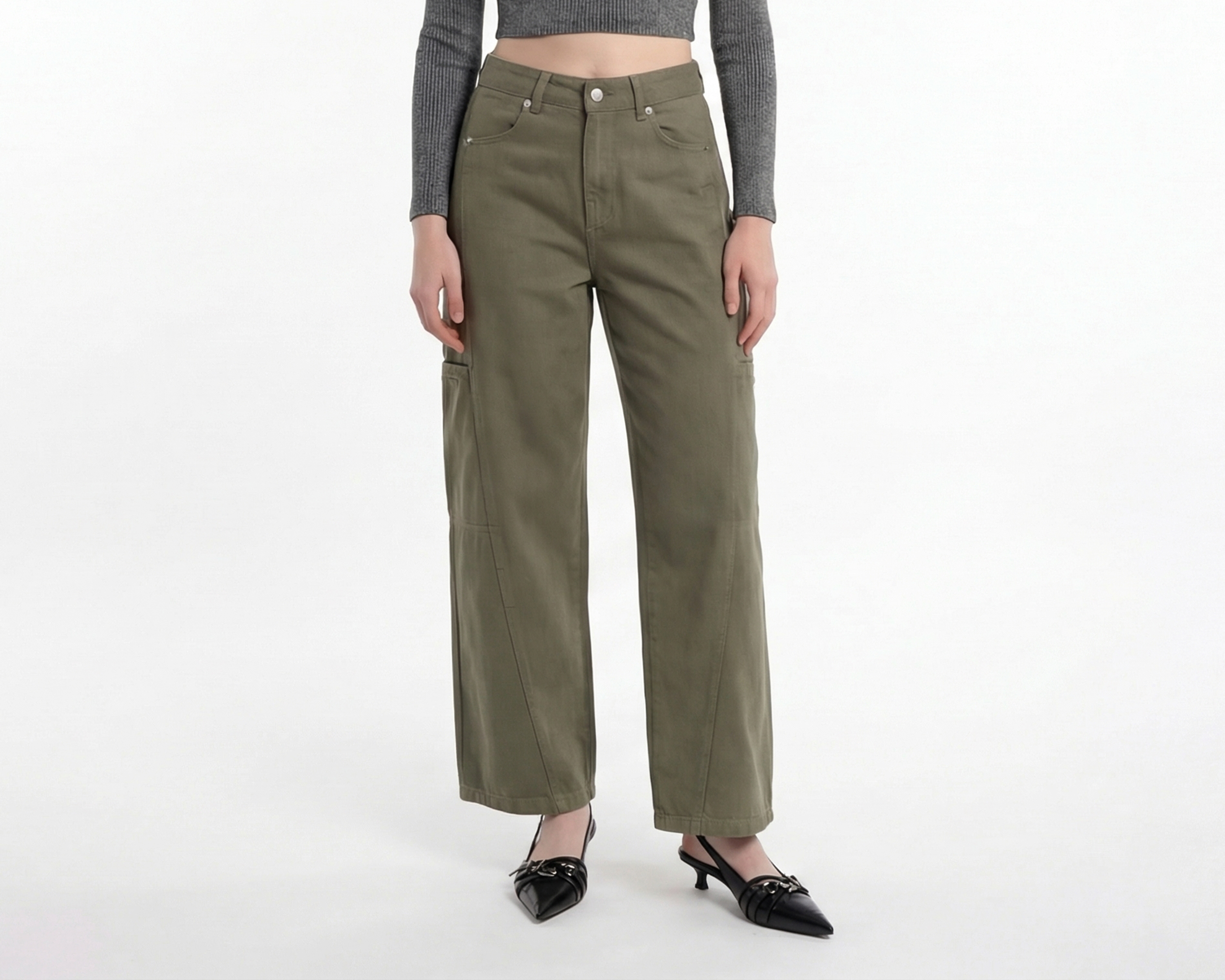 Foto 3 | Foto 4 | Jeans Wide Leg Strona para Mujer