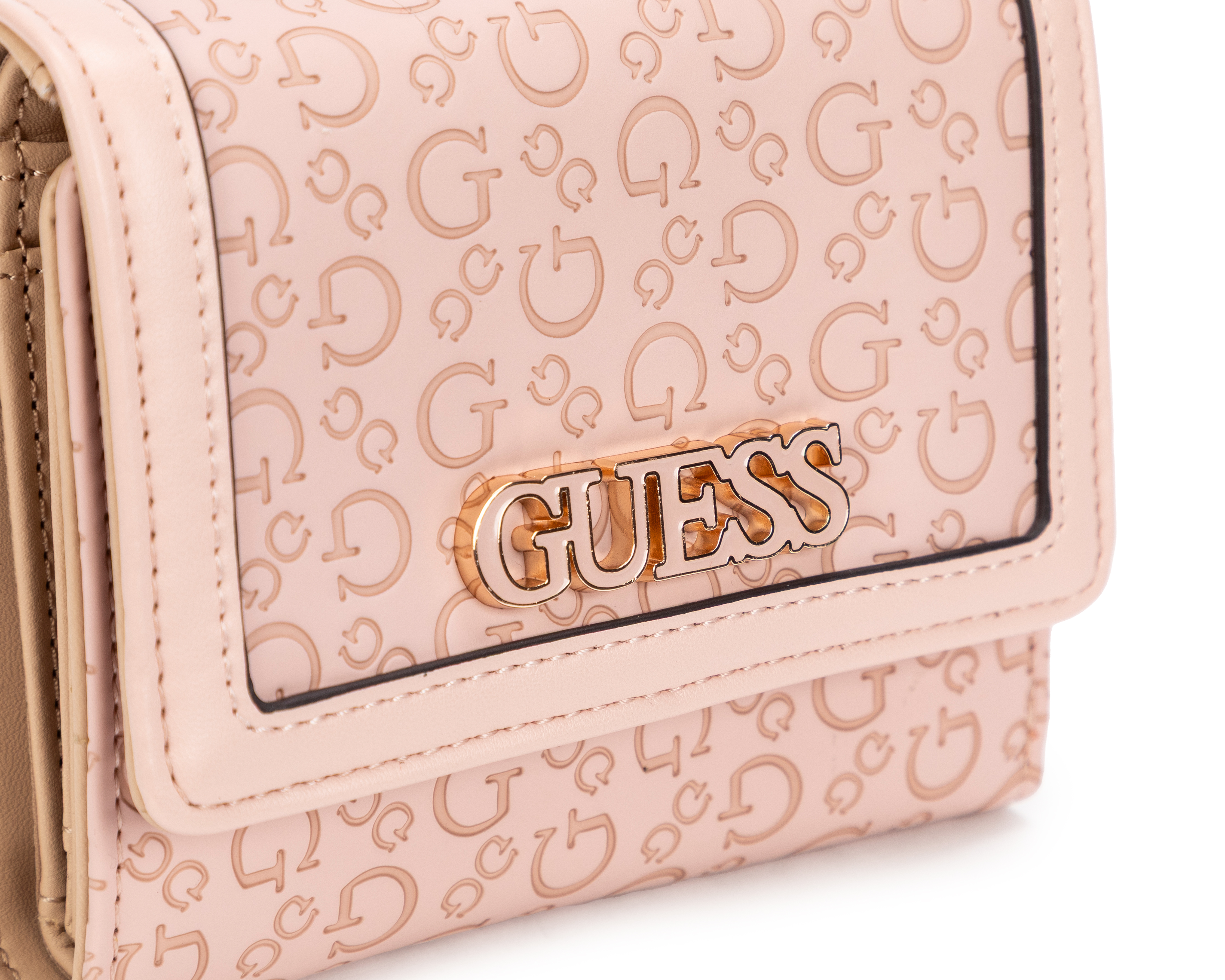 Foto 5 | Foto 5 | Cartera para Mujer Guess Rosa