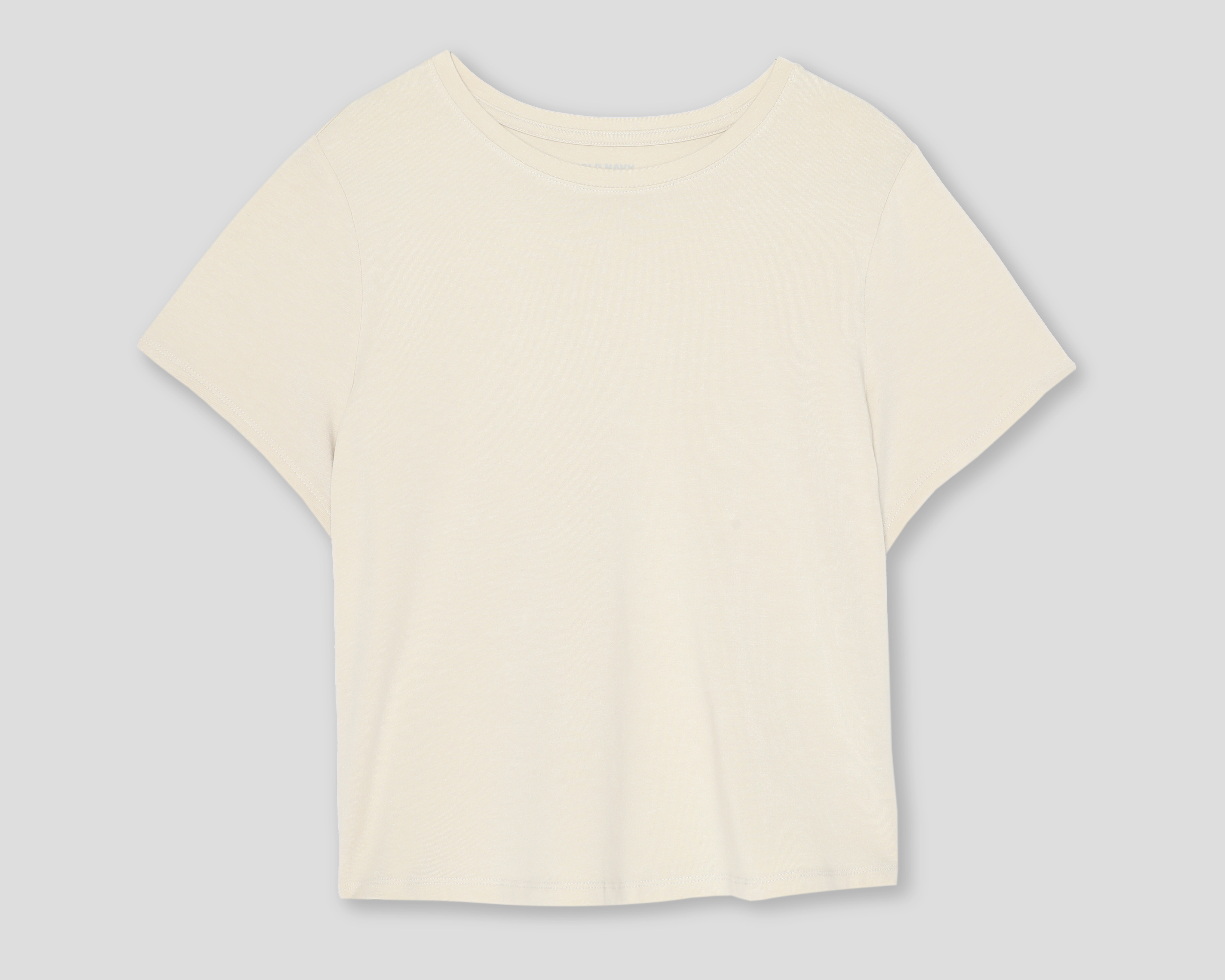 Foto 2 pulgar | Foto 1 | Playera Beige Old Navy para Mujer