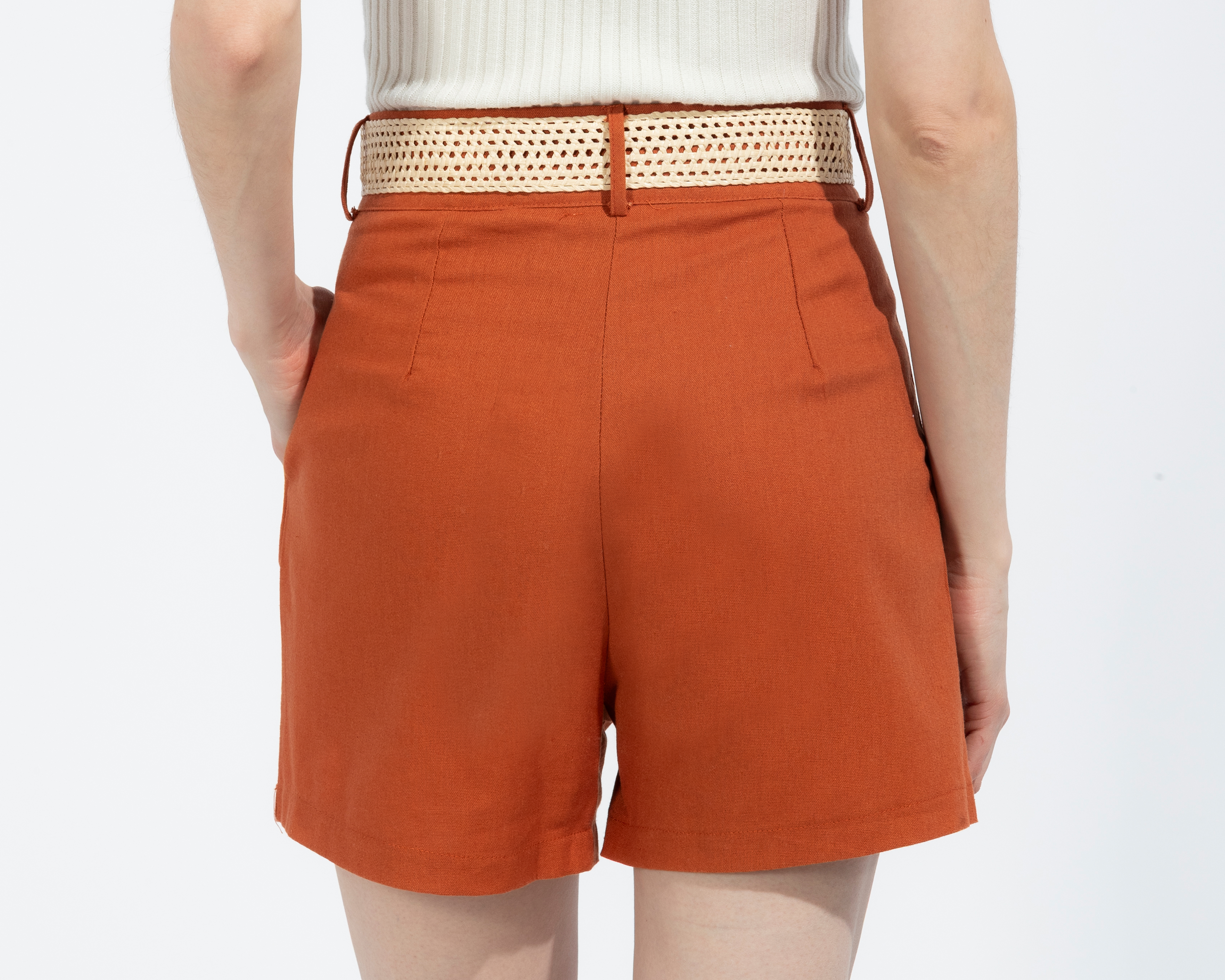 Foto 6 pulgar | Foto 5 | Short Sahara Anaranjado Juvenil