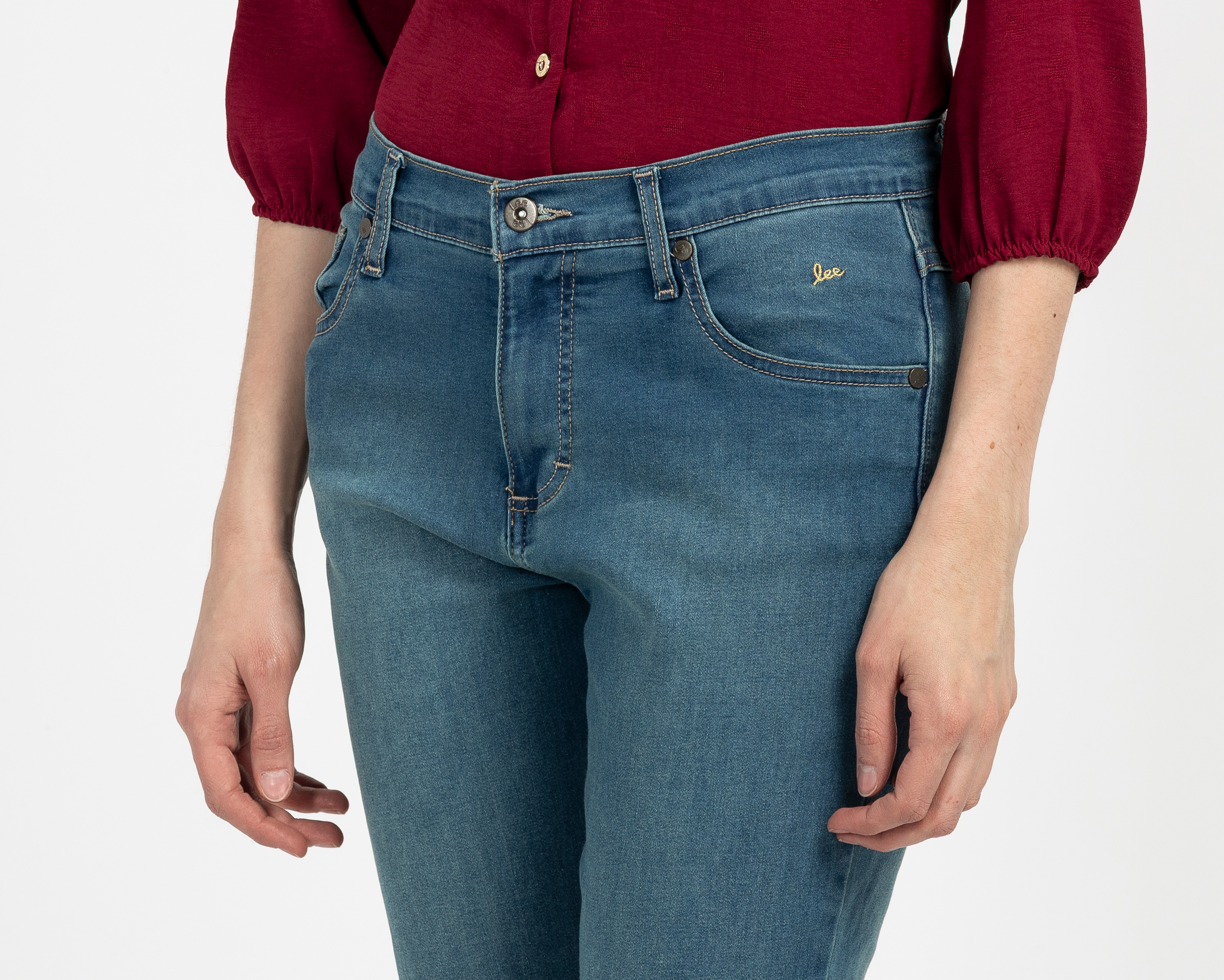 Foto 4 | Foto 4 | Jeans Slim Fit Lee para Mujer